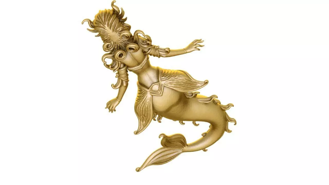 Mermaid 2 3D print model_2