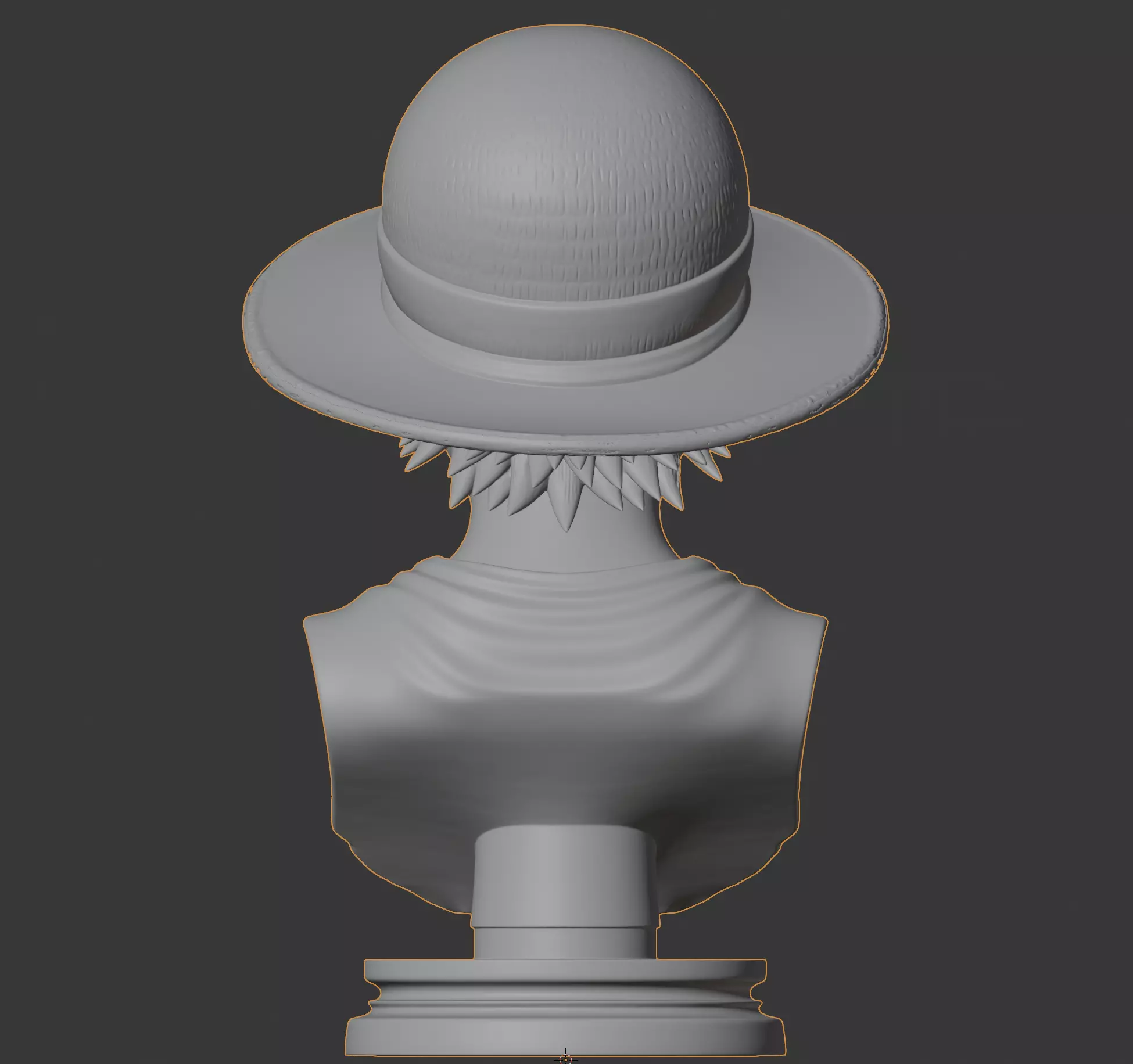 Monkey D Luffy Bust 3D Print Model 3D print model_6
