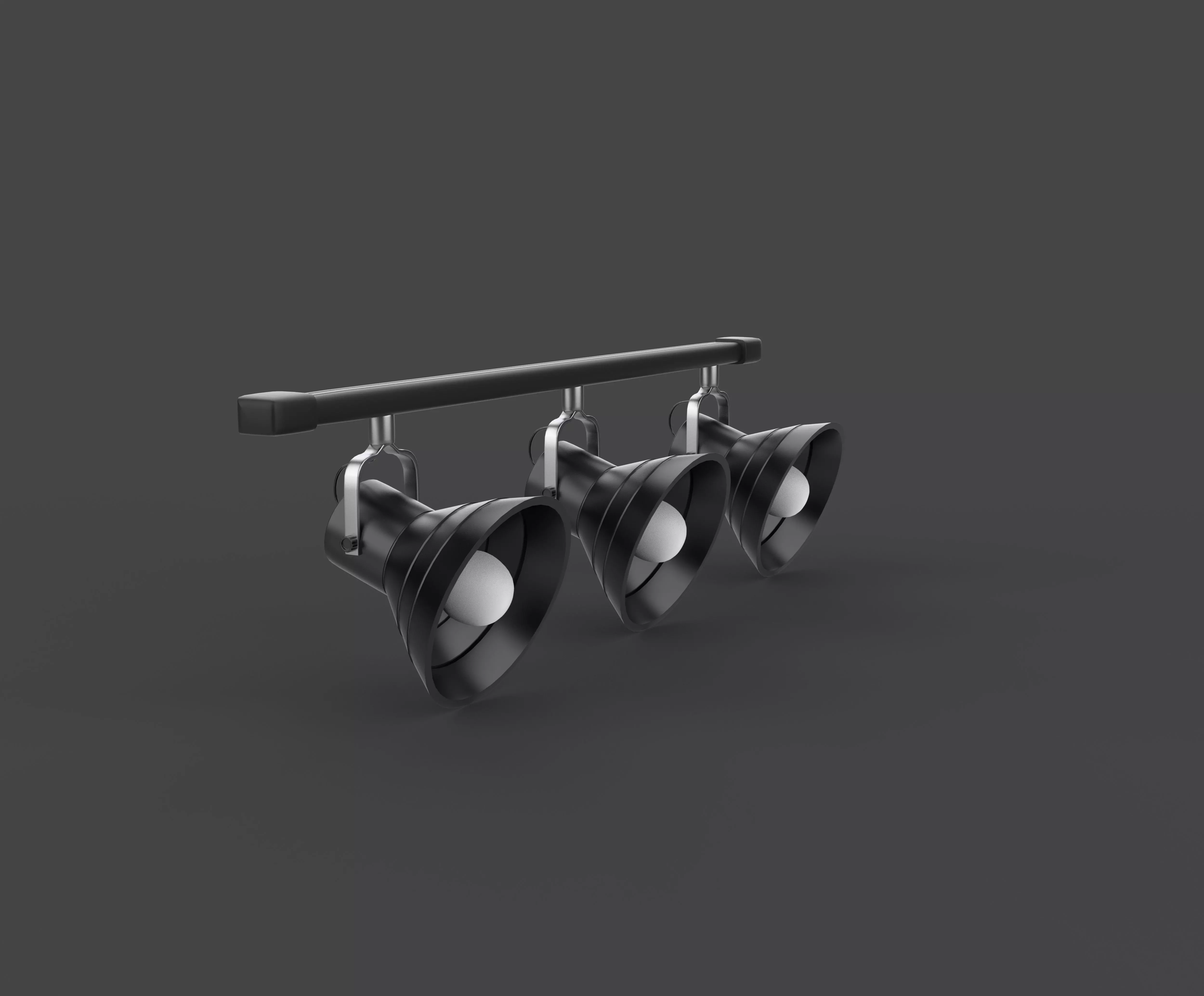 LED Ceiling Light 3D model_2