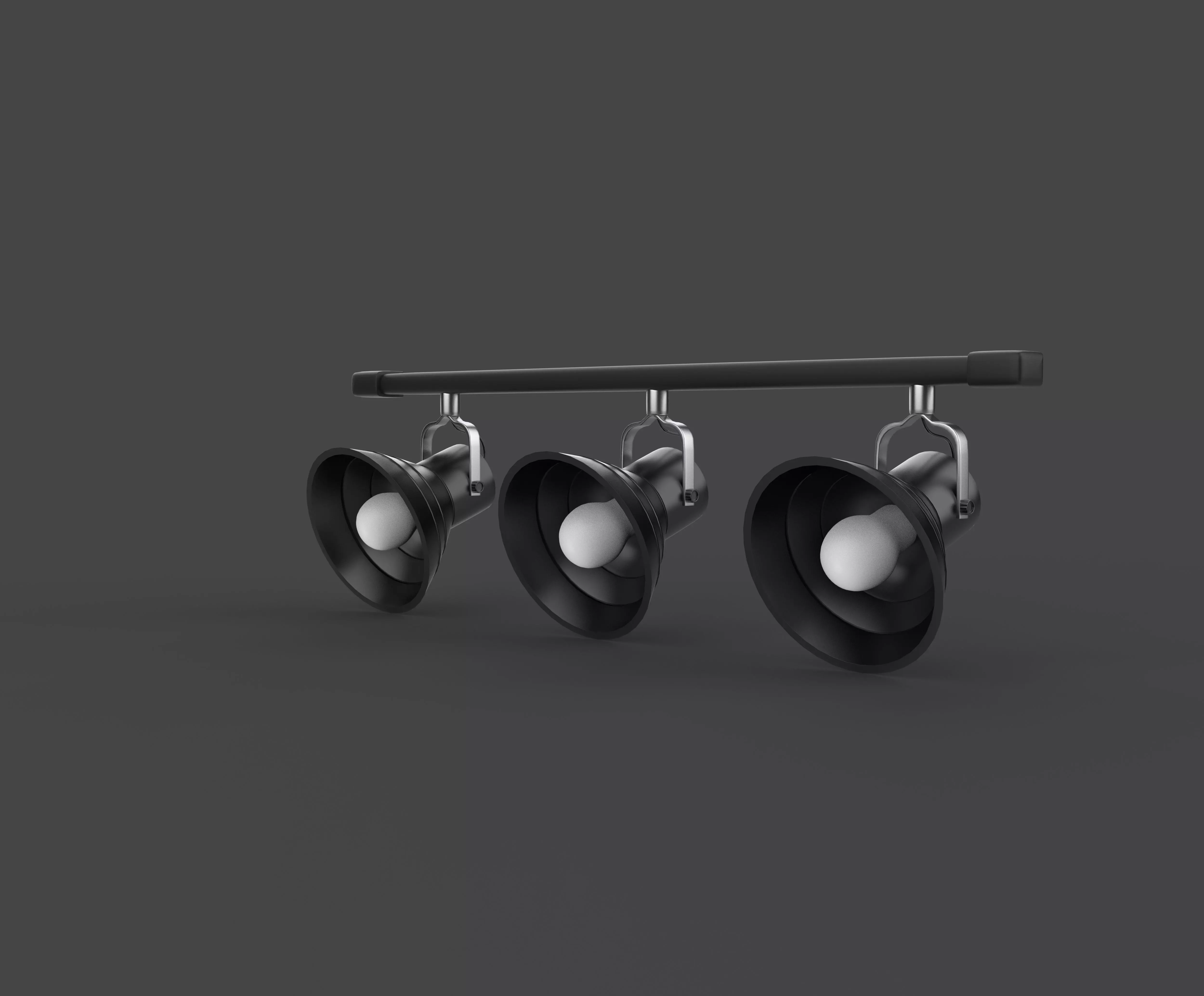 LED Ceiling Light 3D model_3