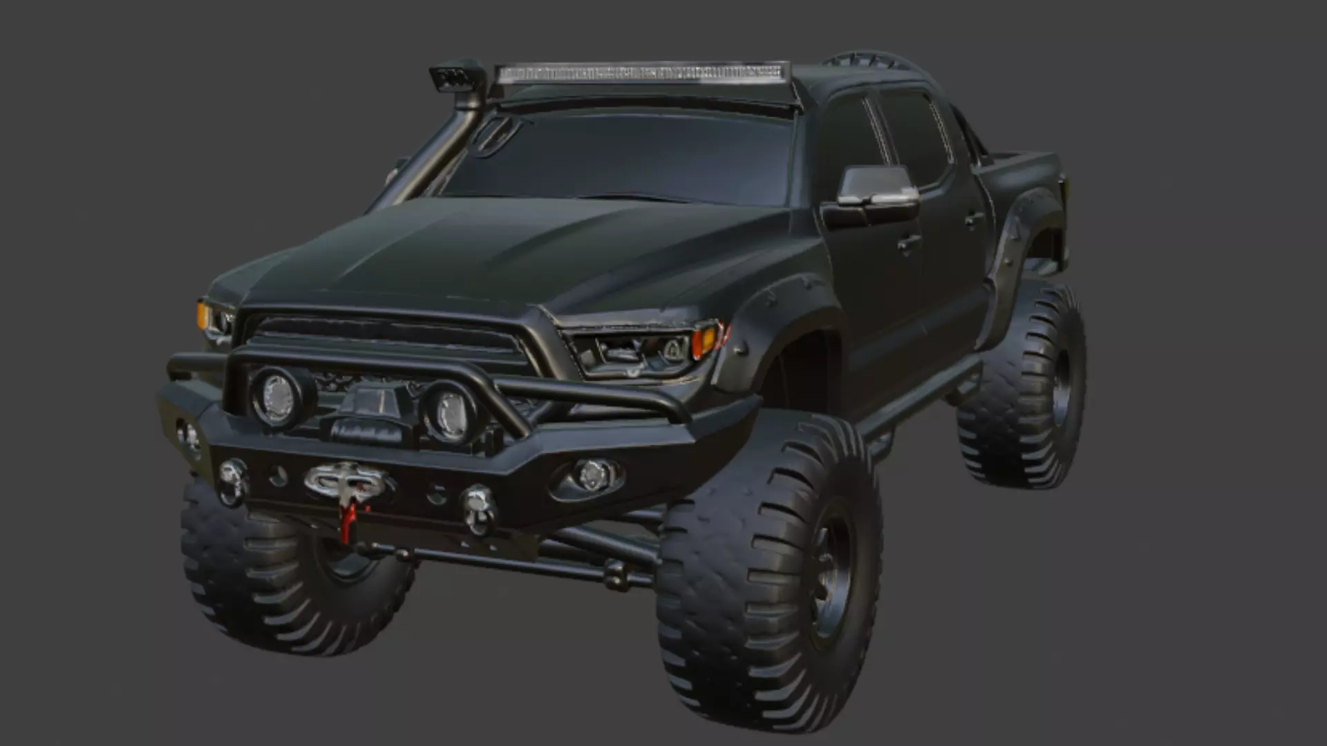 Monster Truck 3D Model 3D model