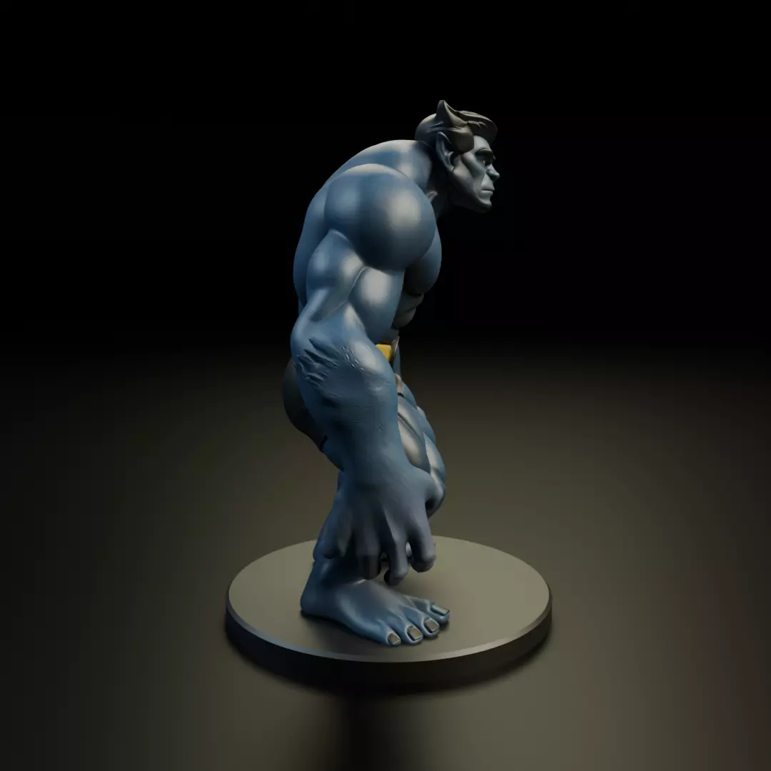 Beast x men evolution 3D print model_1