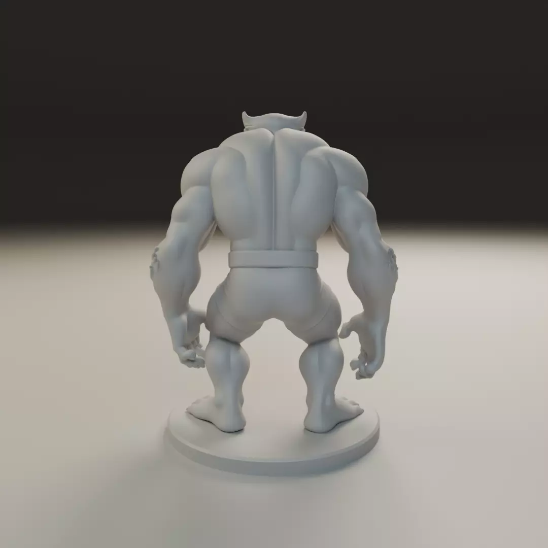 Beast x men evolution 3D print model_6