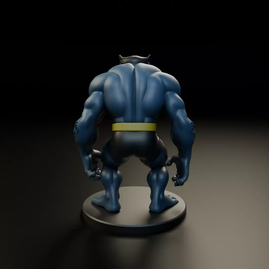 Beast x men evolution 3D print model_5
