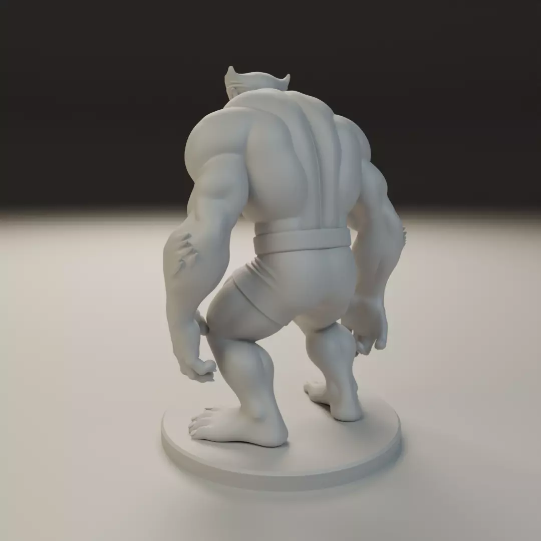 Beast x men evolution 3D print model_8