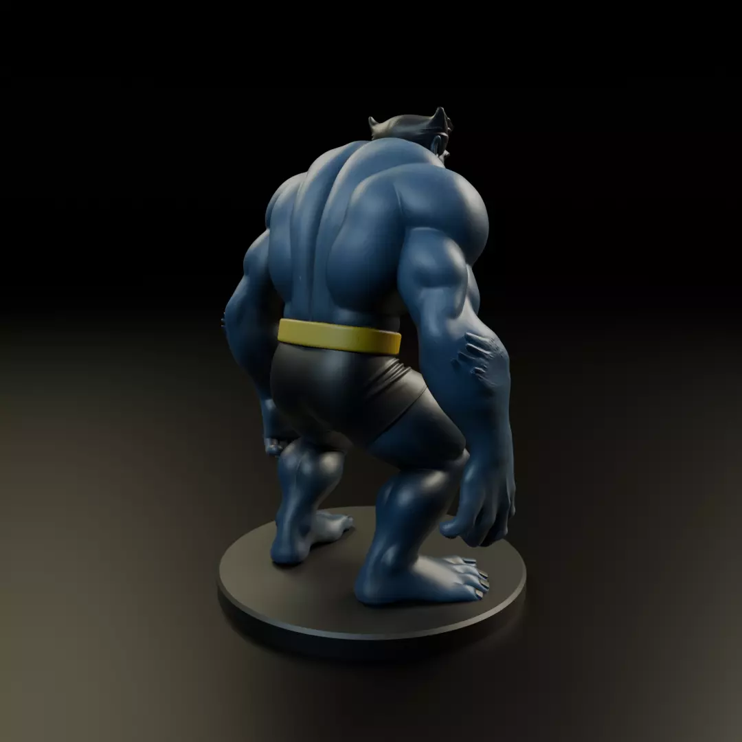 Beast x men evolution 3D print model_13