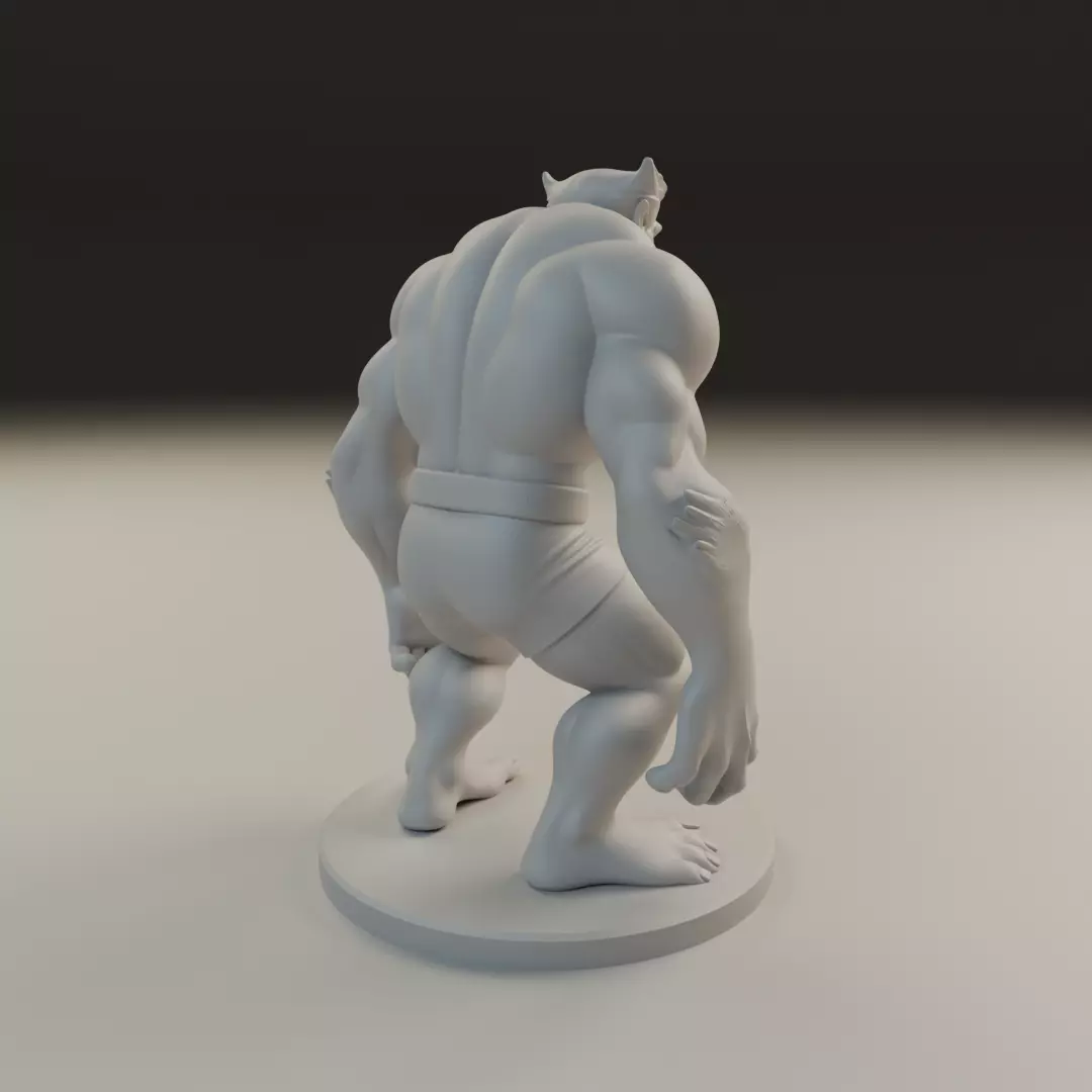Beast x men evolution 3D print model_14