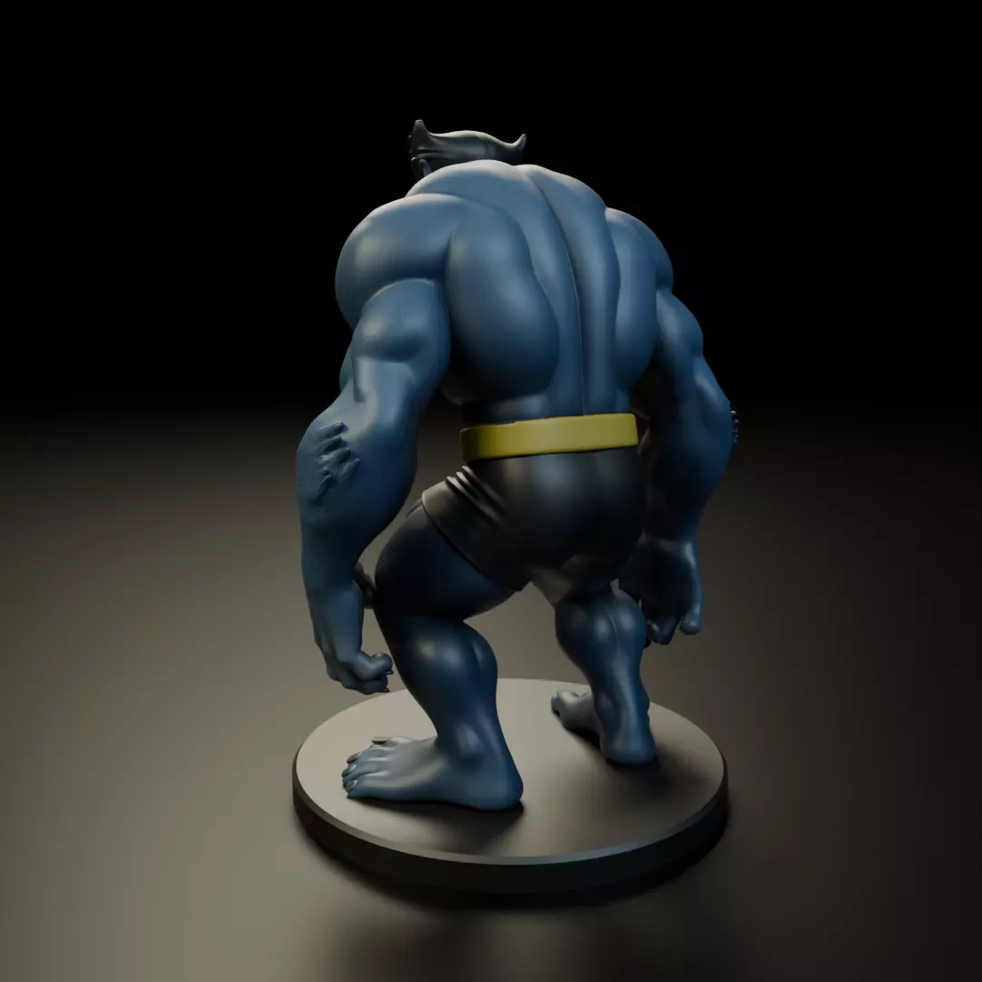 Beast x men evolution 3D print model_7