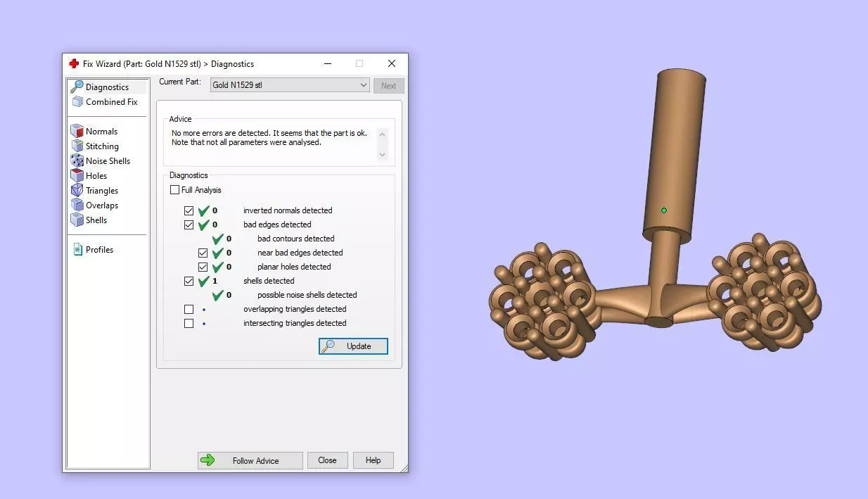 Gold N1529 3D print model_7