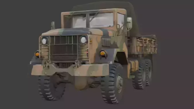 Military Camouflage Cargo Truck 3D Model 3D model Military Camouflage Cargo Truck 3D Model 3D model