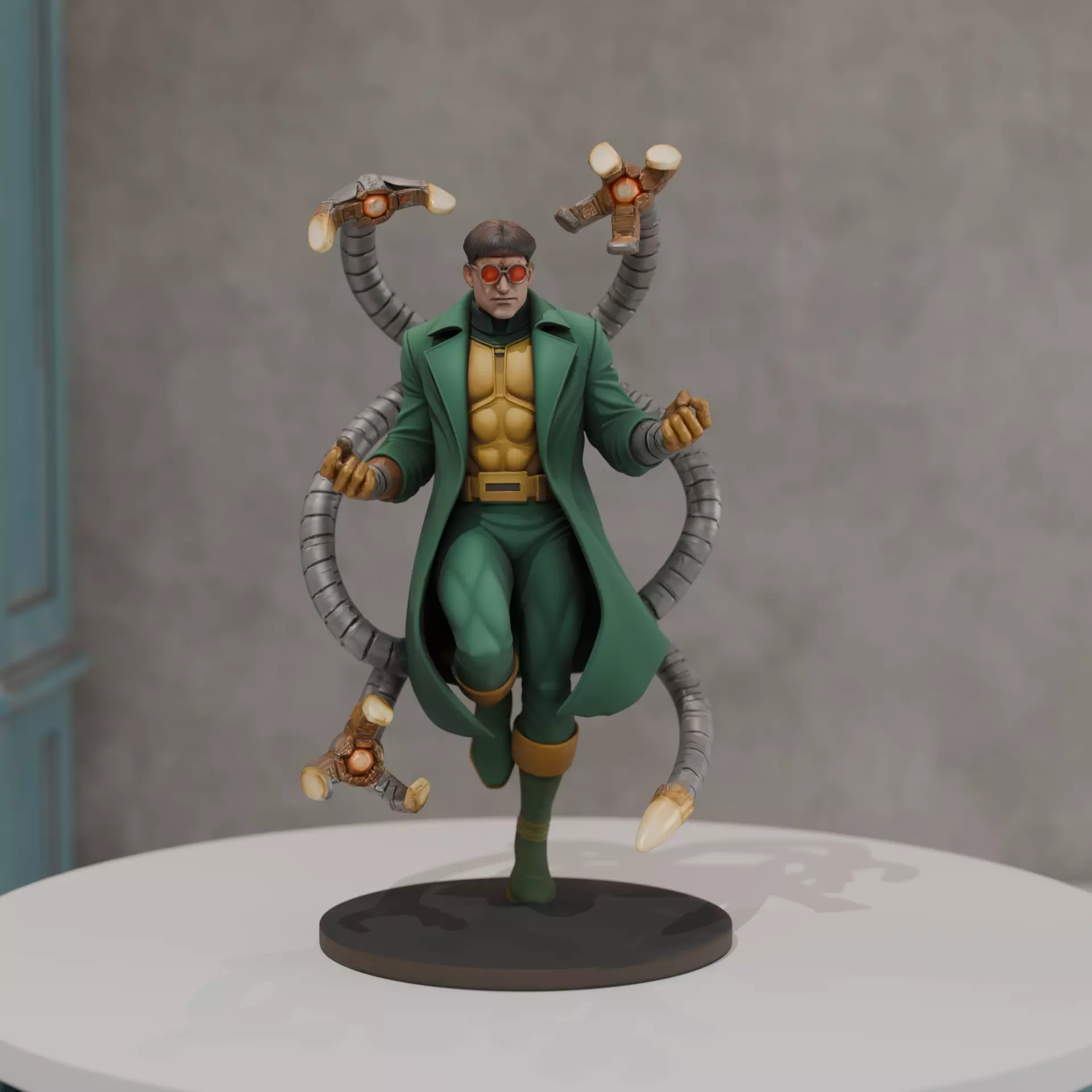 Doutor Octopus 3D print model_0