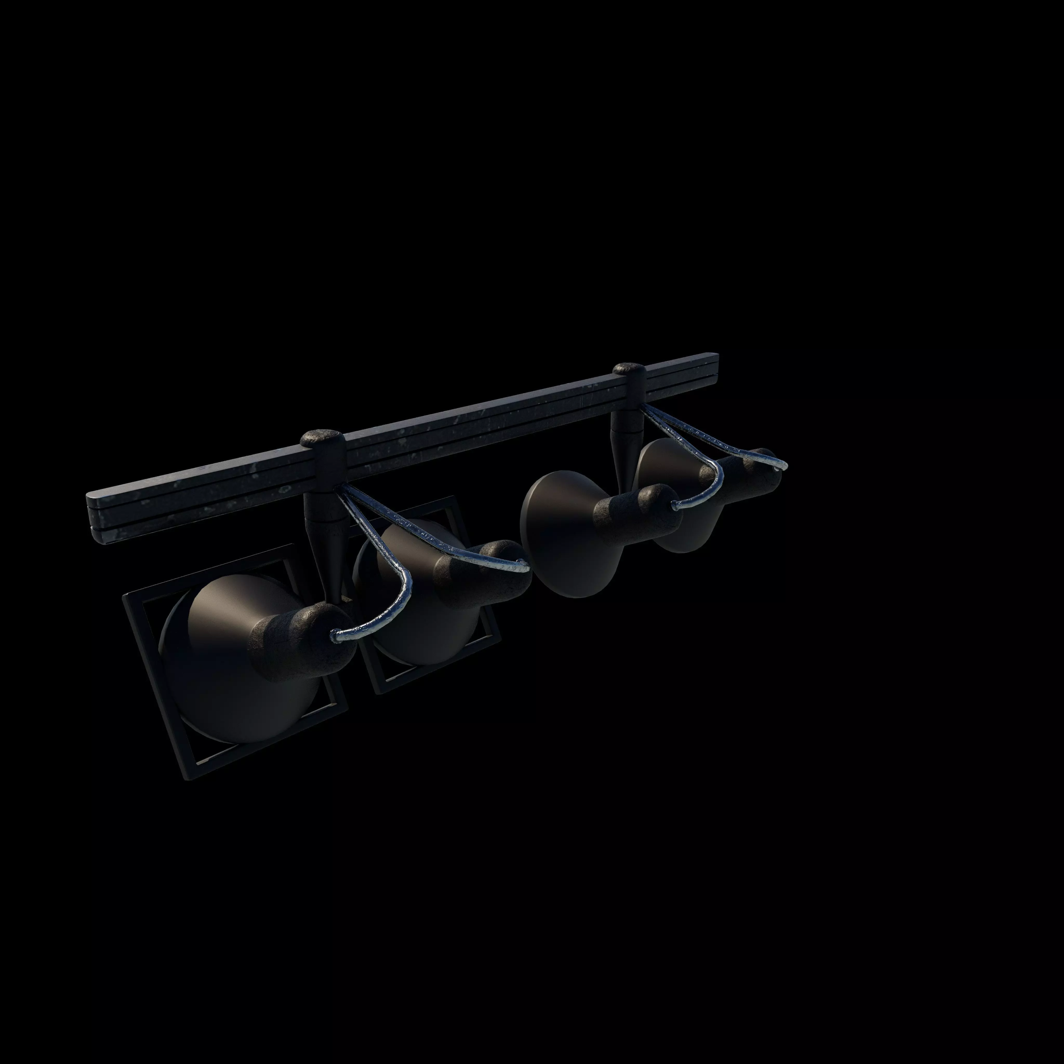 LED Track Lights 3D model_6