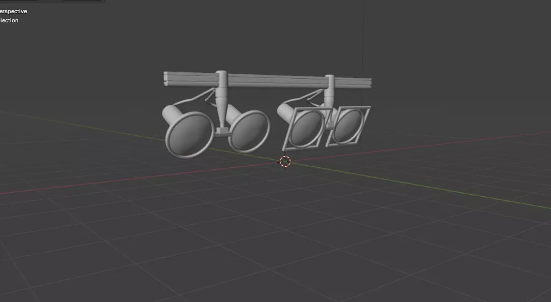 LED Track Lights 3D model_15