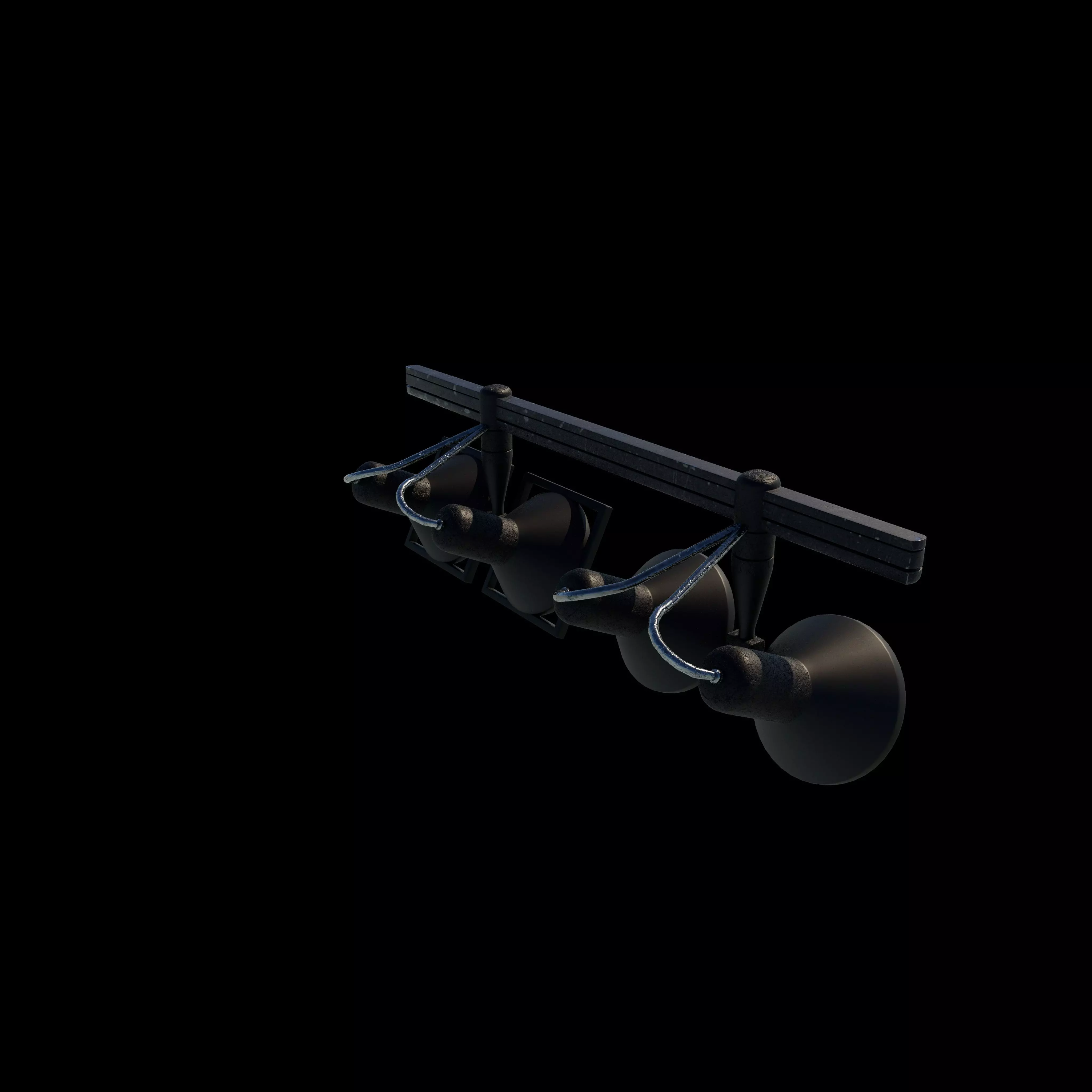 LED Track Lights 3D model_2