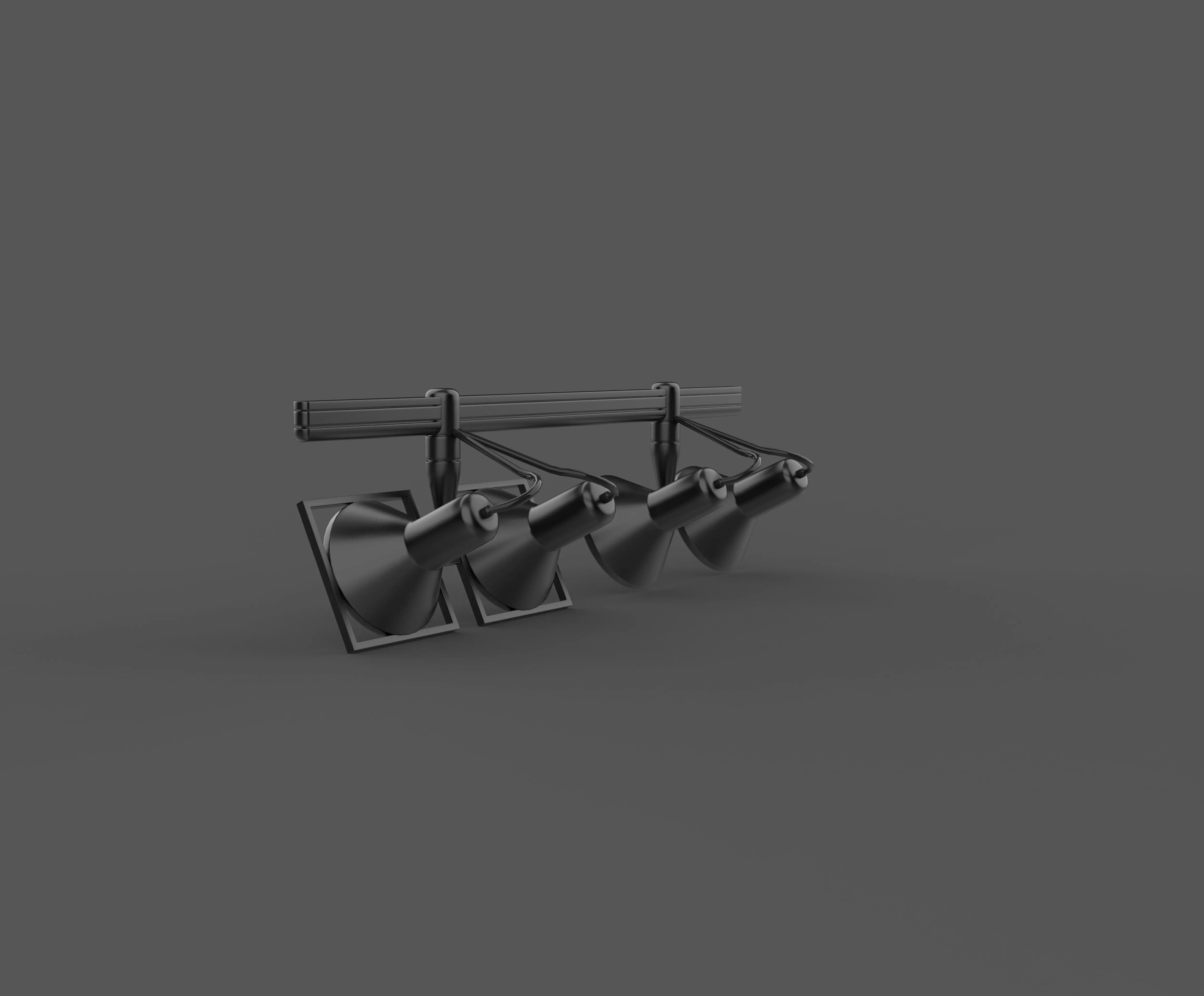 LED Track Lights 3D model_8