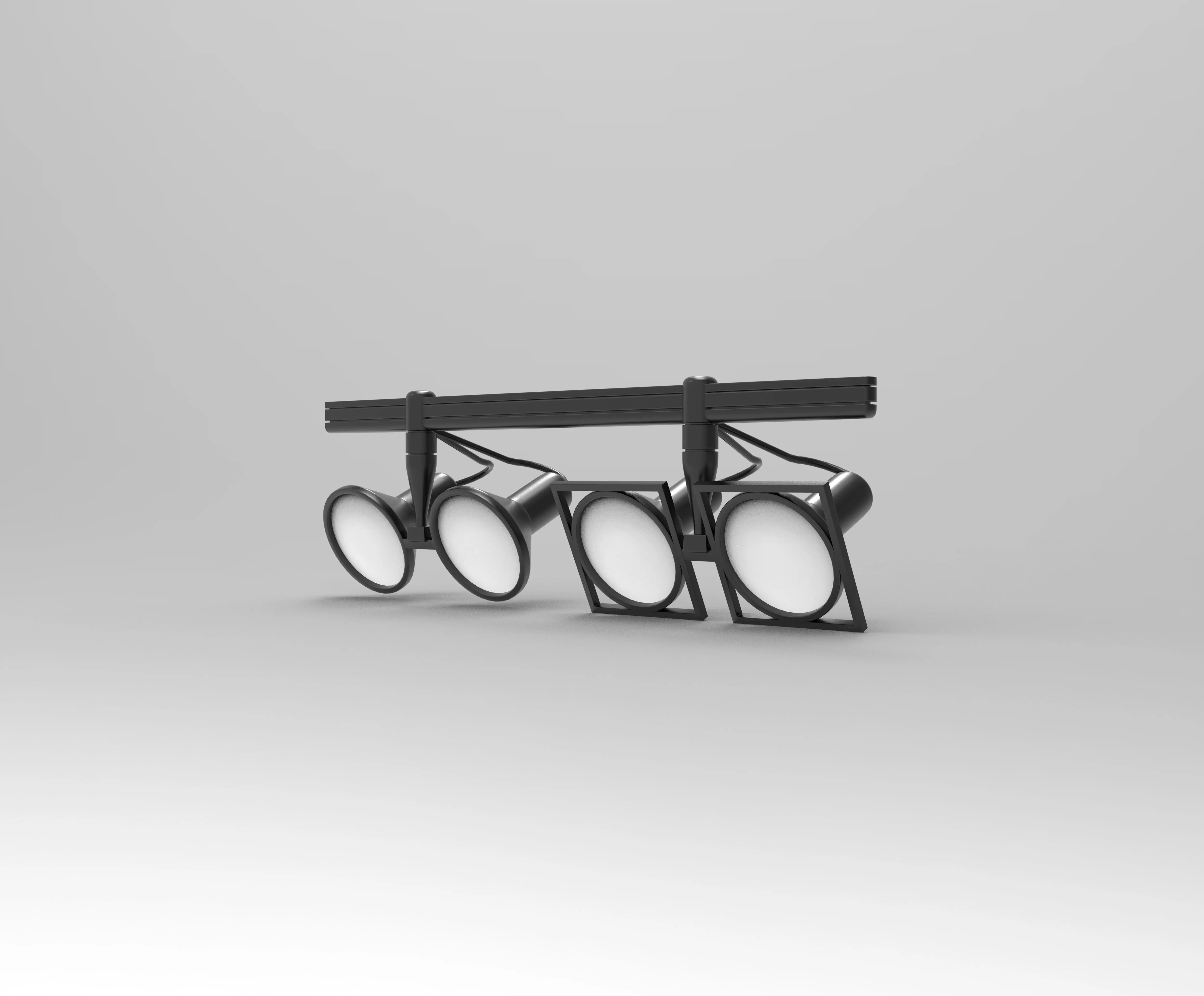 LED Track Lights 3D model_12