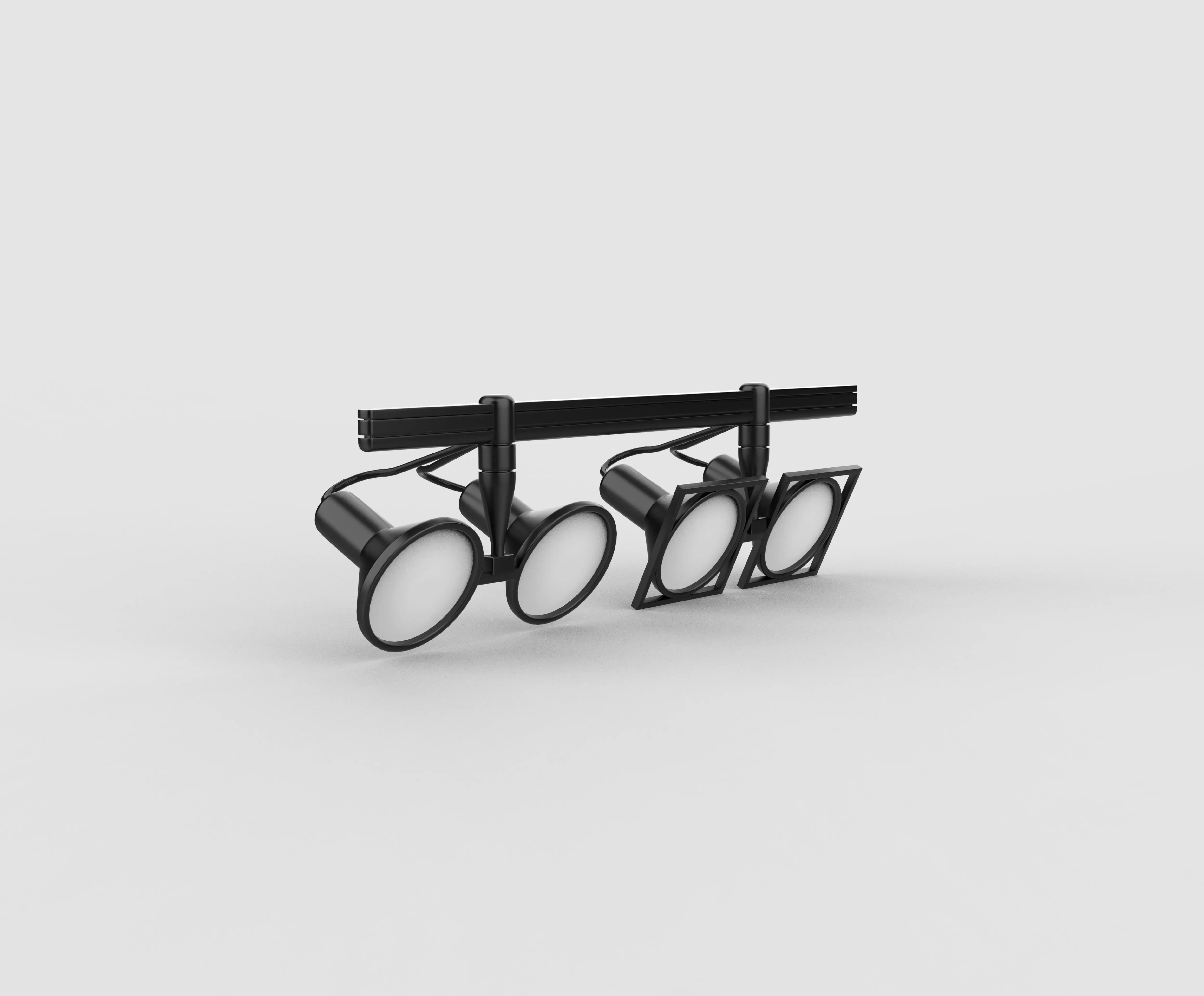 LED Track Lights 3D model_0