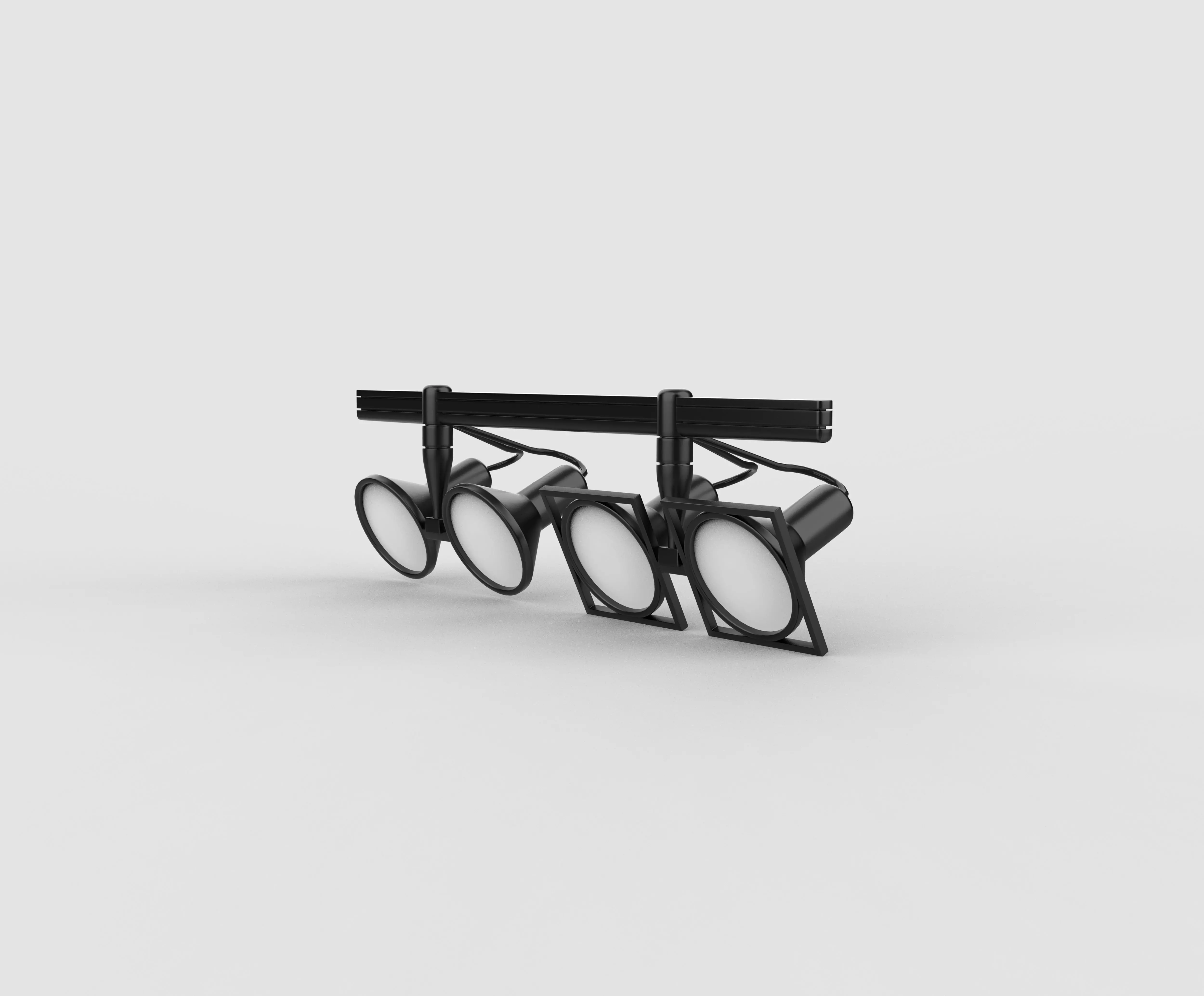 LED Track Lights 3D model_10