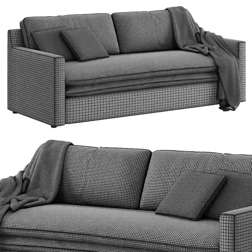 Banks Trundle Sofa 3D model 7