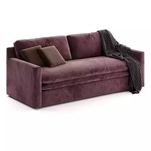 Banks Trundle Sofa 3D model 2