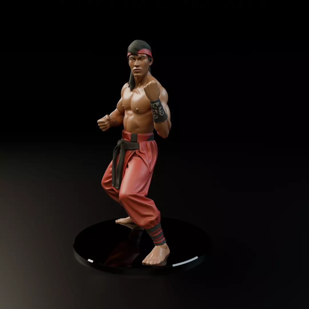 Liu Kang MK3 3D print model_3