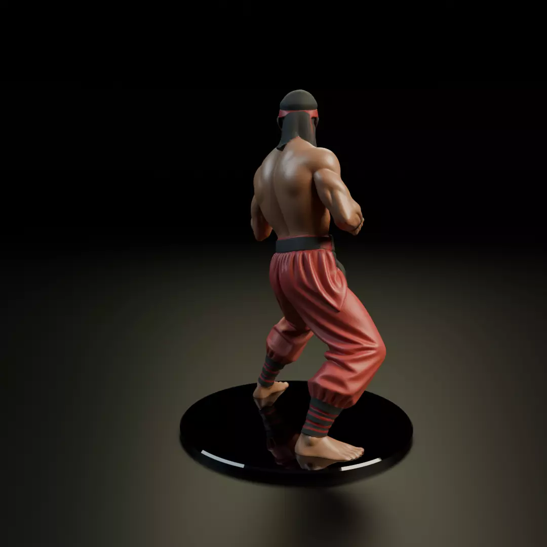 Liu Kang MK3 3D print model_1