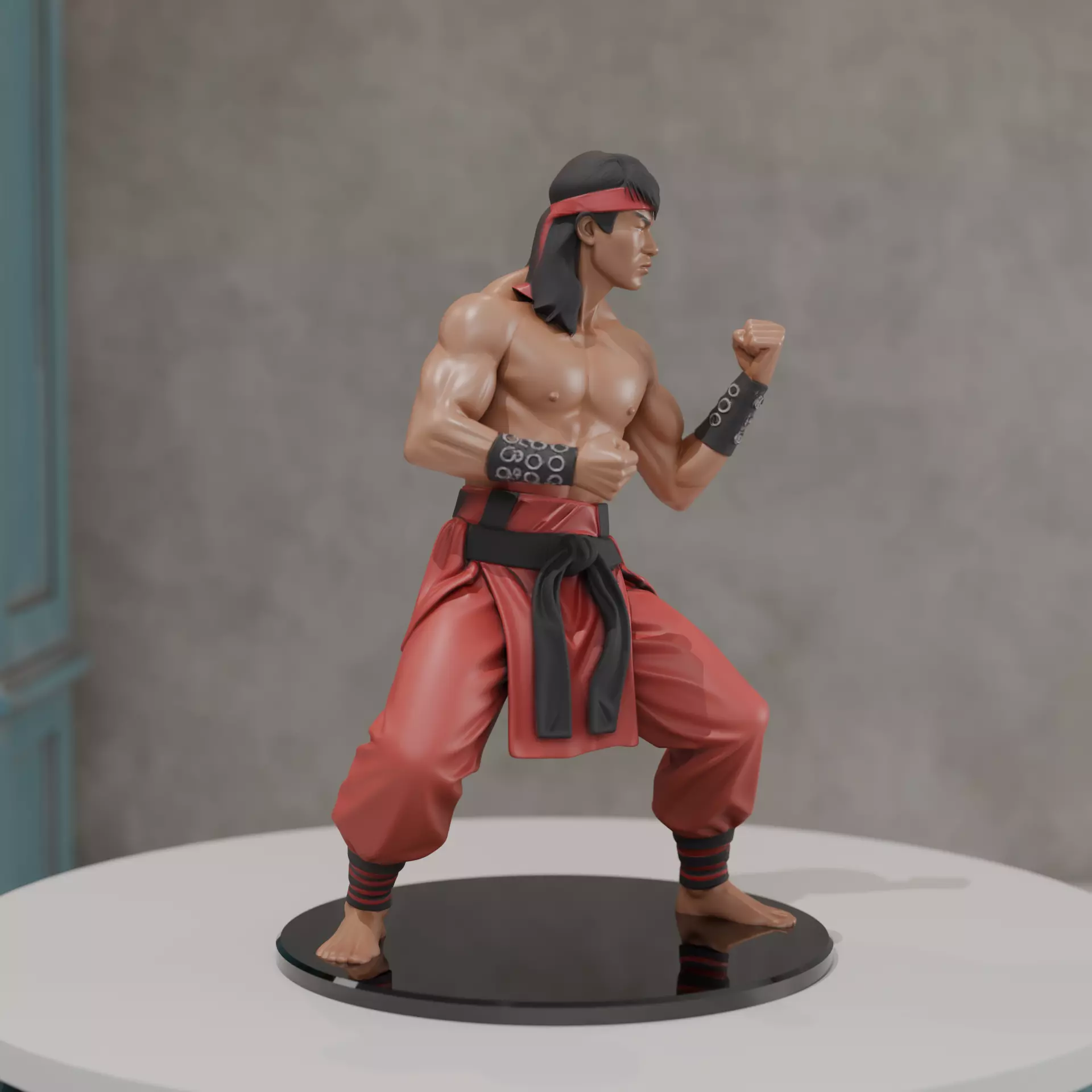 Liu Kang MK3 3D print model_0