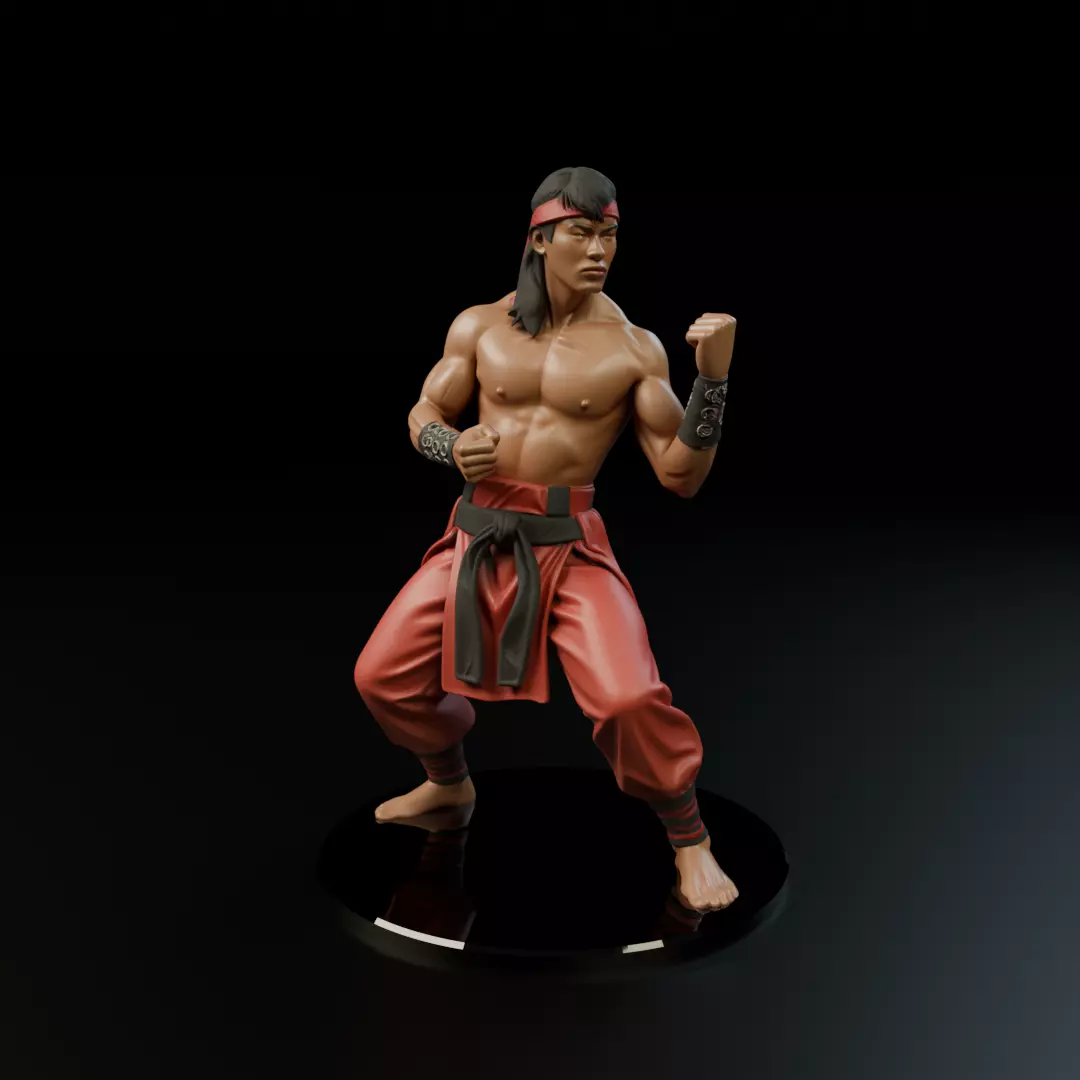 Liu Kang MK3 3D print model_9