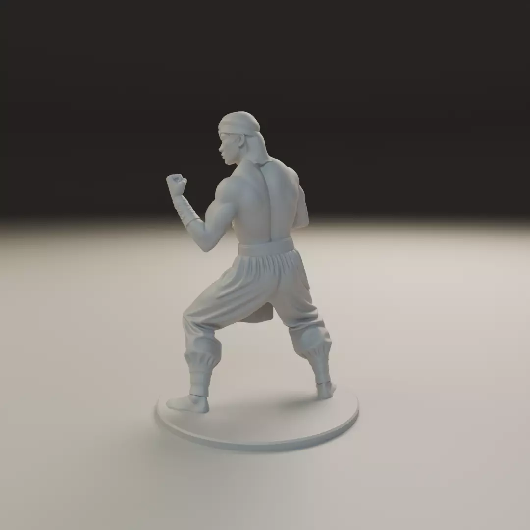 Liu Kang MK3 3D print model_6