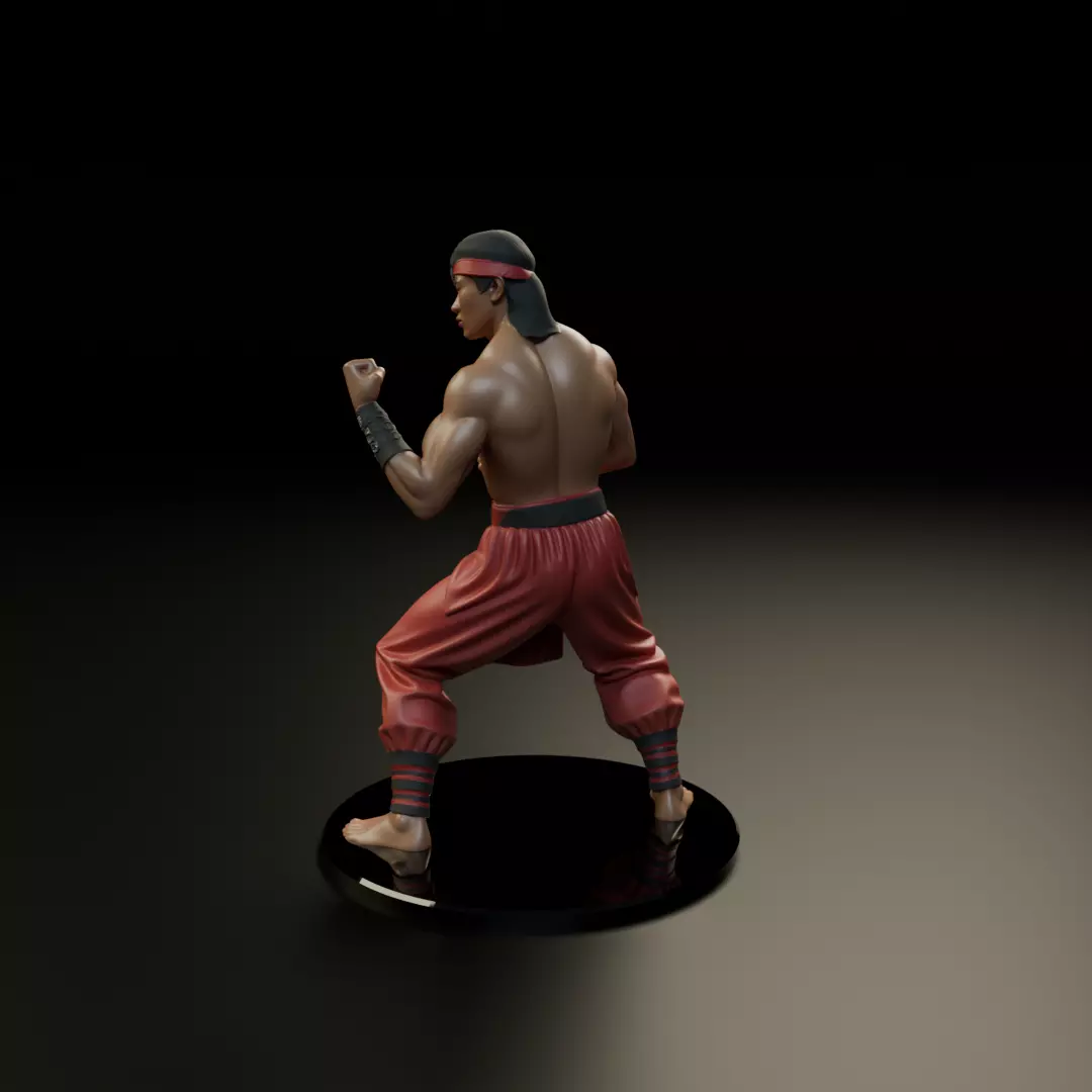 Liu Kang MK3 3D print model_5