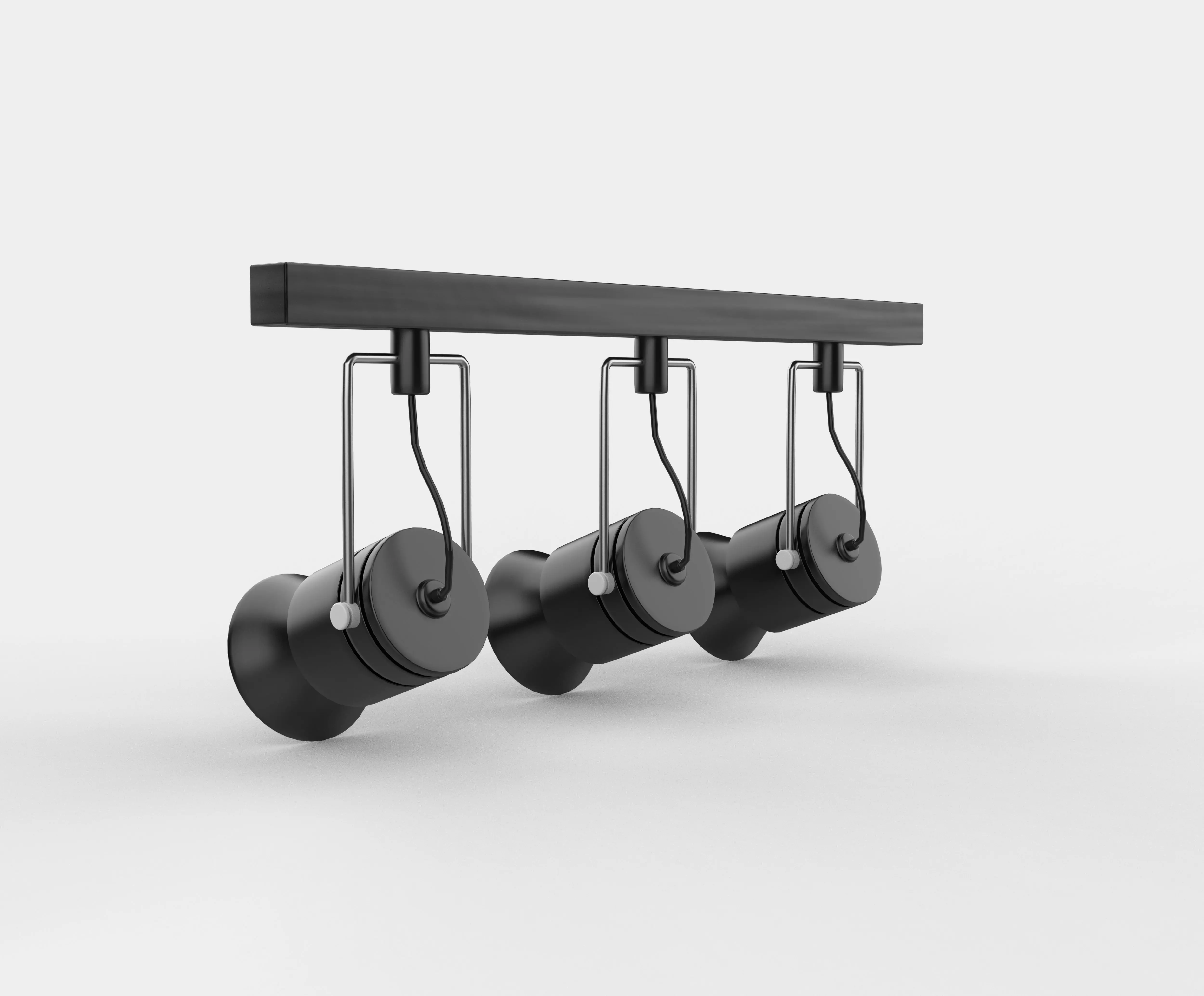 Track Lighting 3D model_11