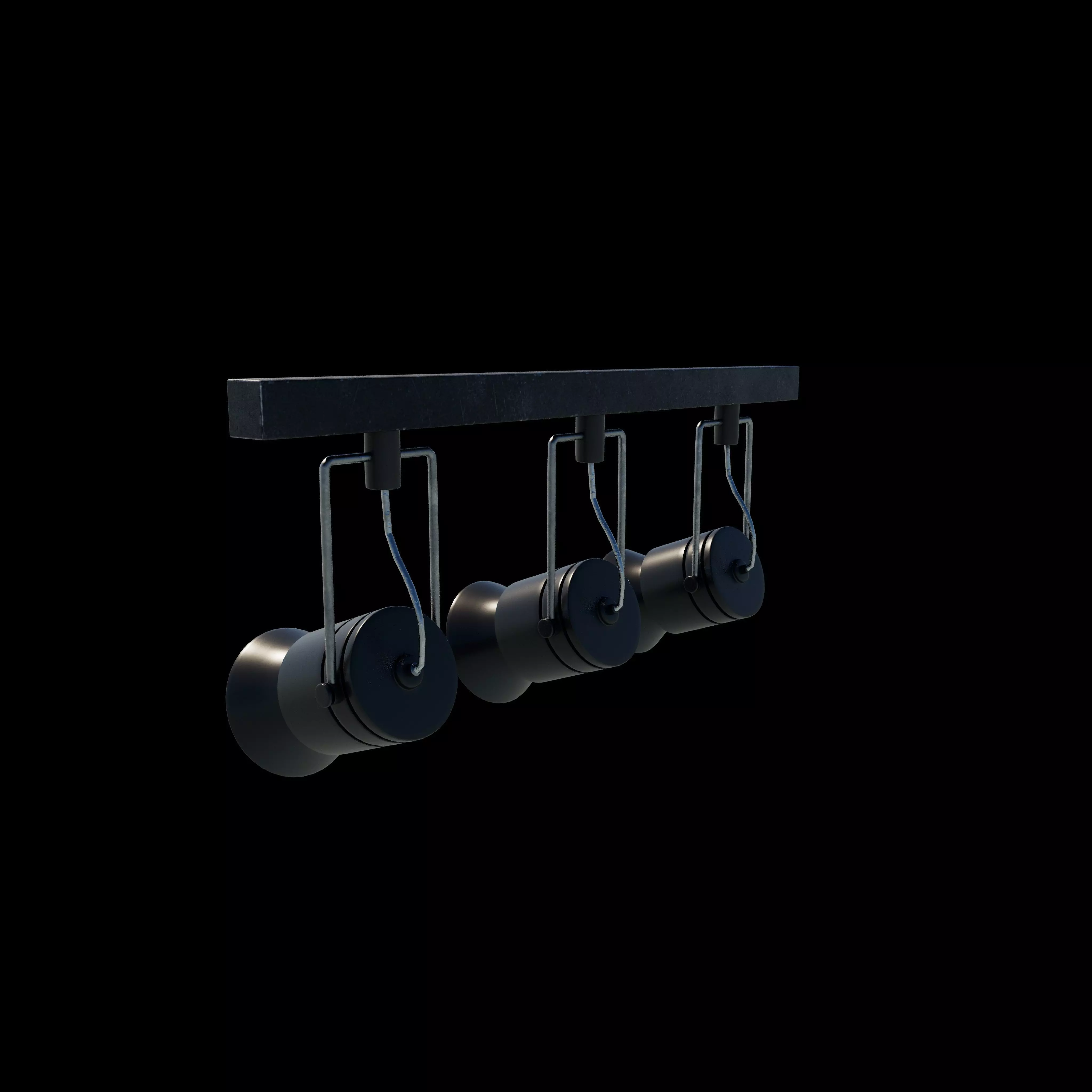 Track Lighting 3D model_7