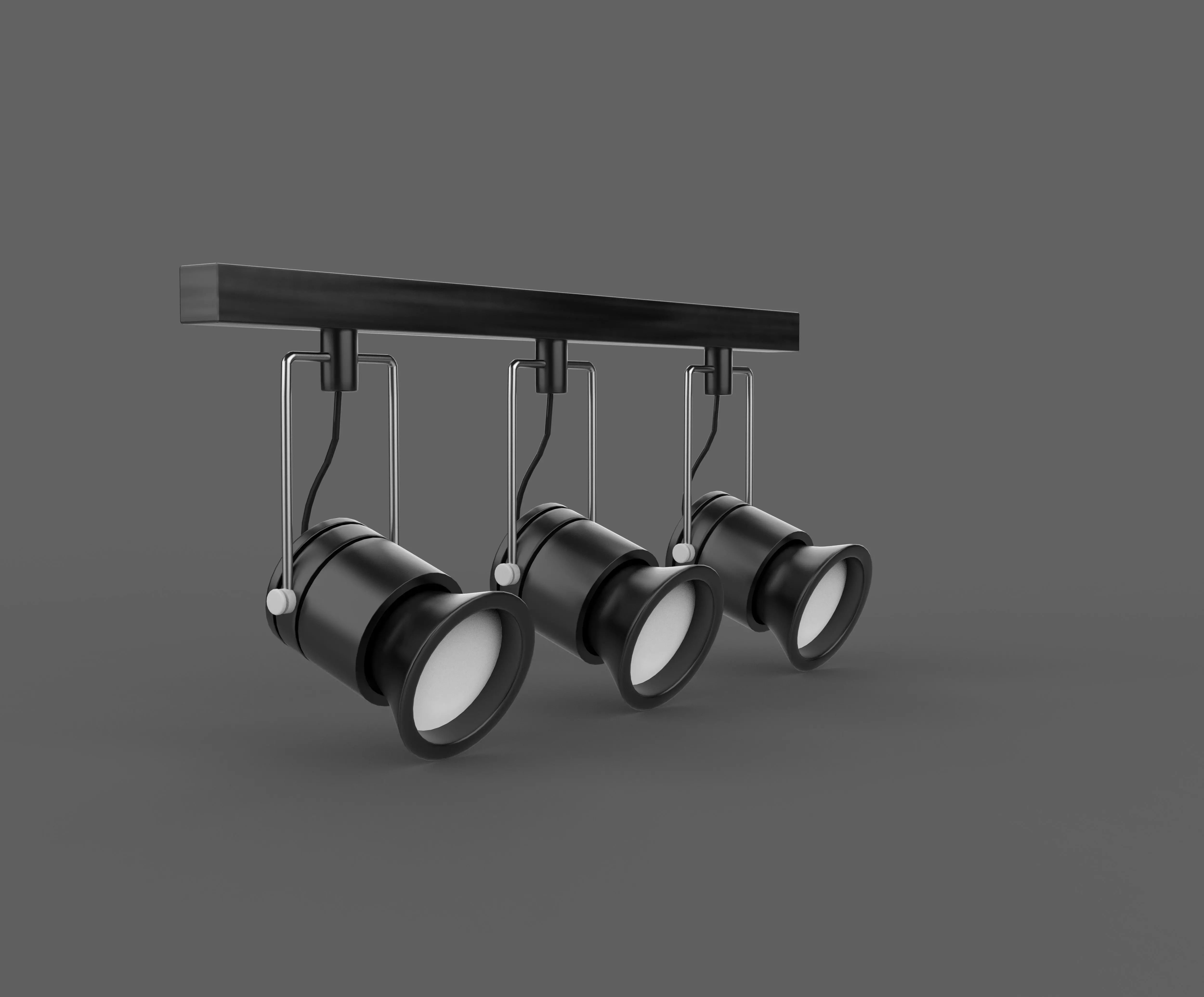 Track Lighting 3D model_9
