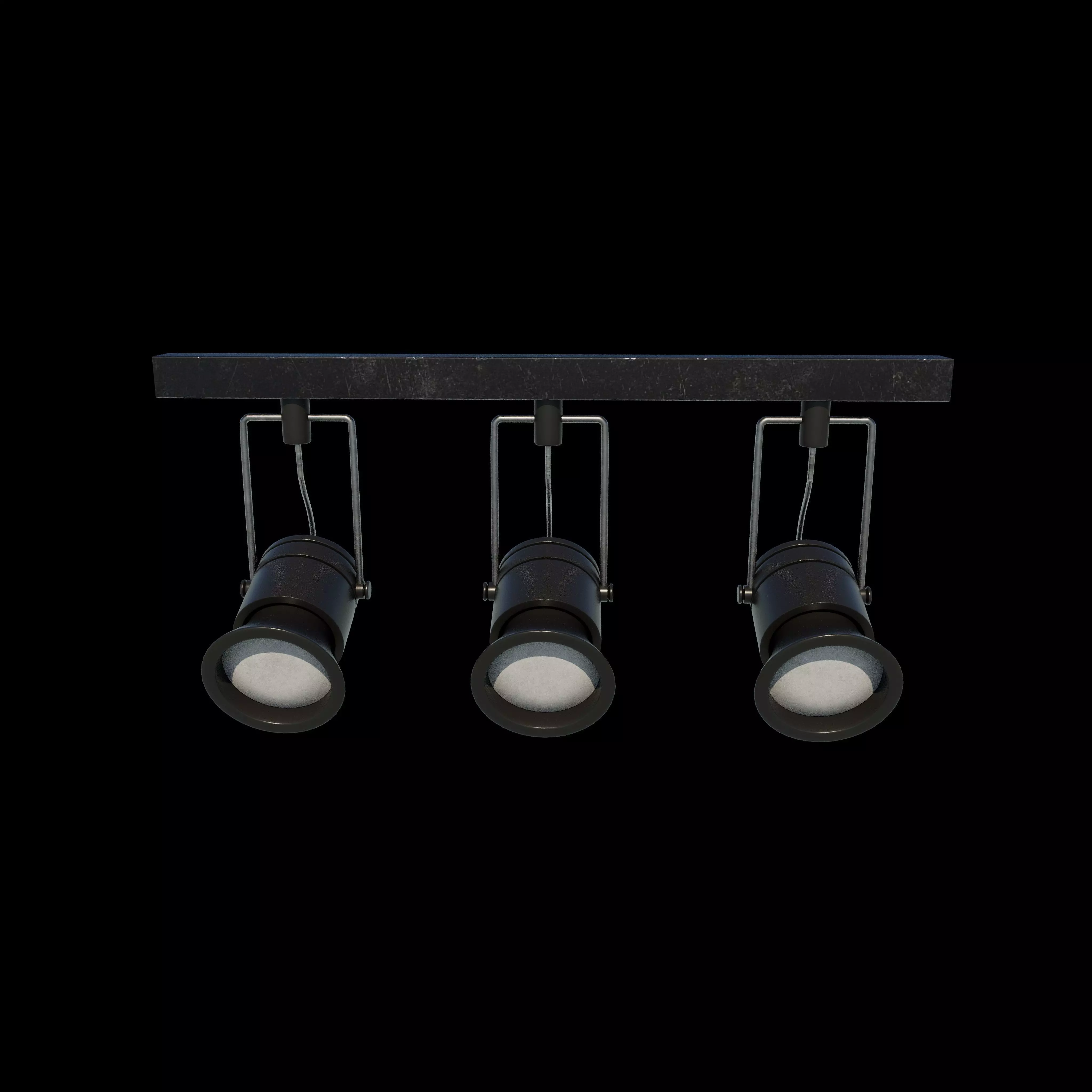 Track Lighting 3D model_4