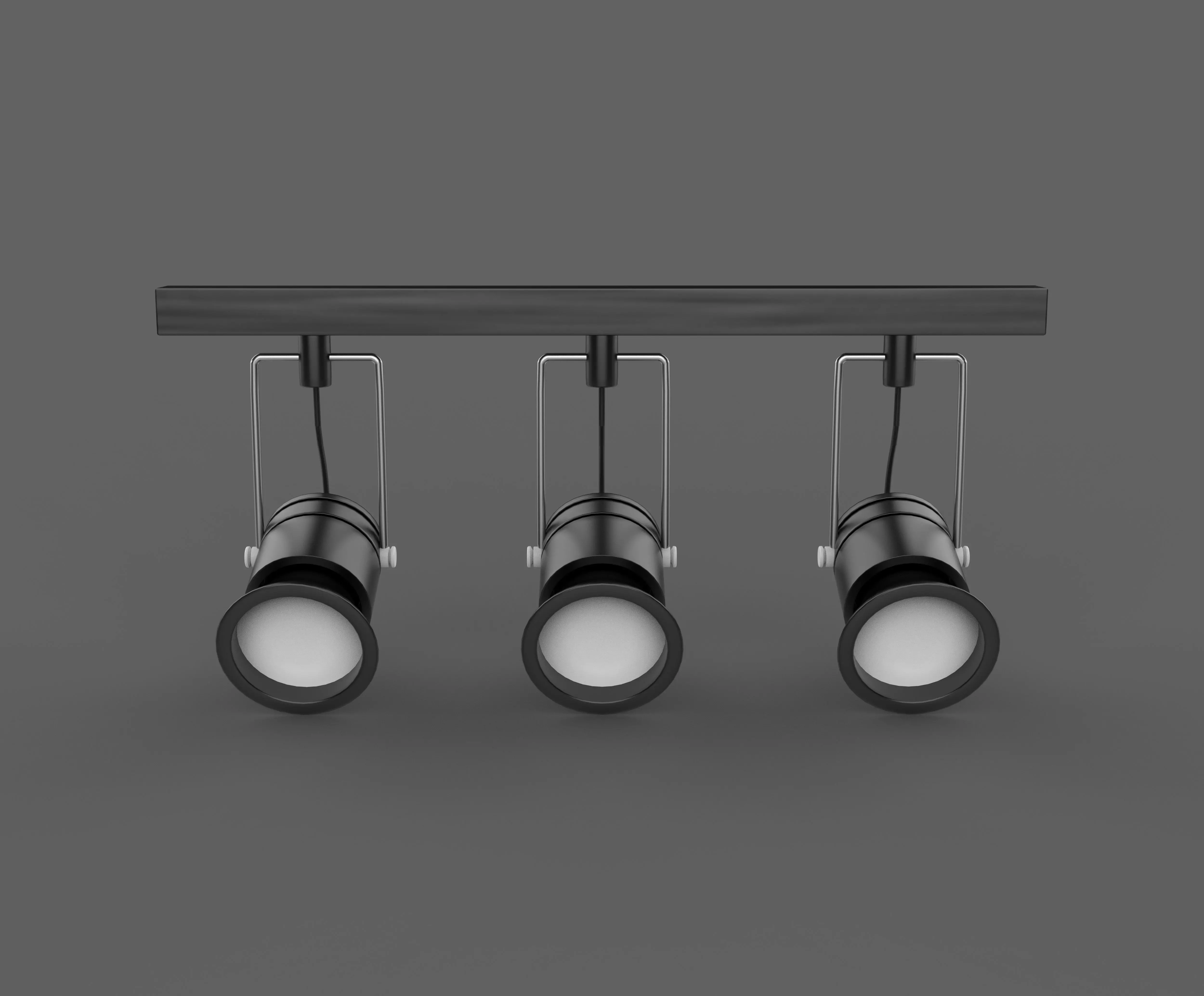 Track Lighting 3D model_13