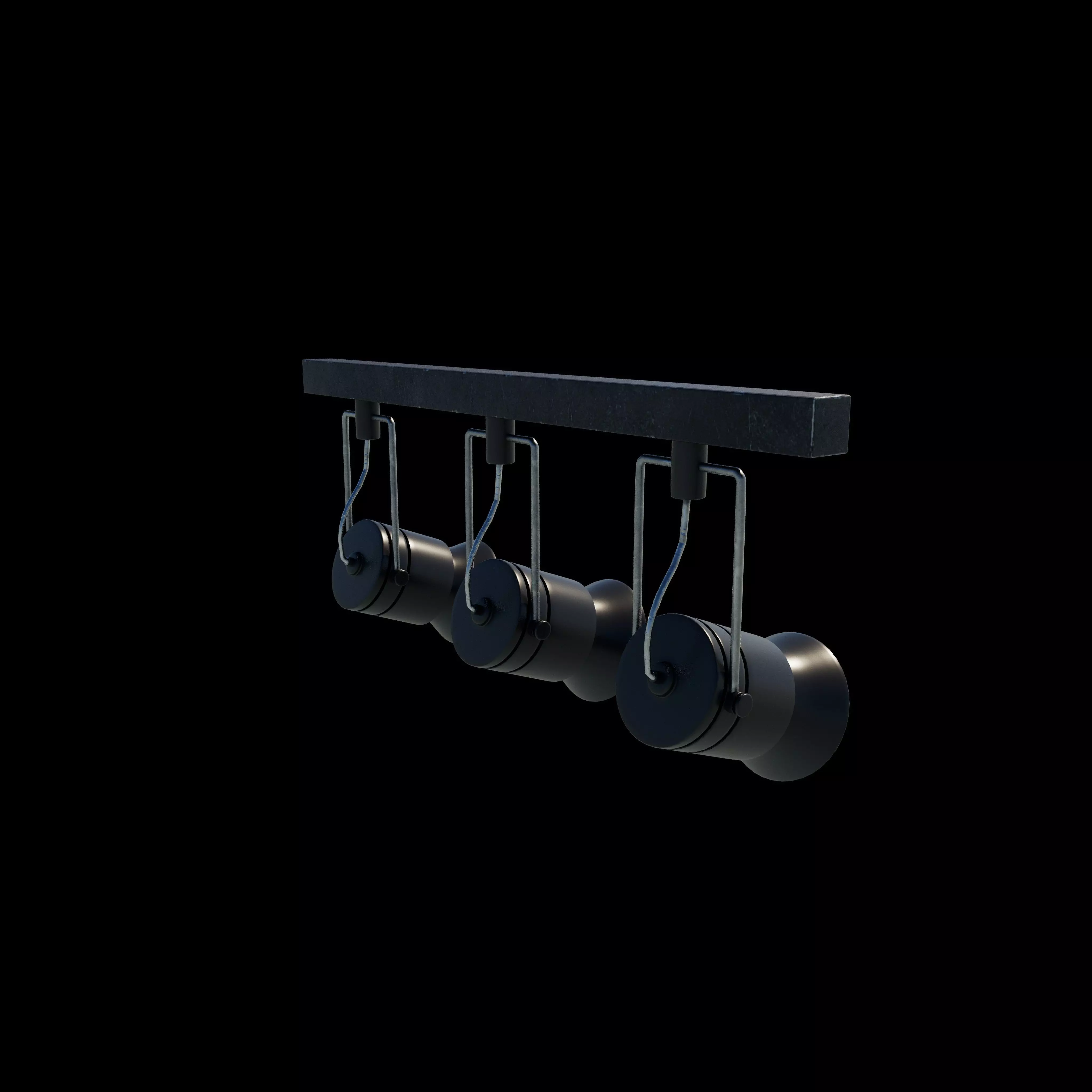 Track Lighting 3D model_2