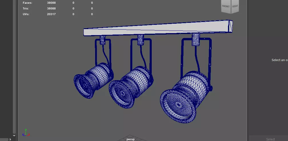 Track Lighting 3D model_15
