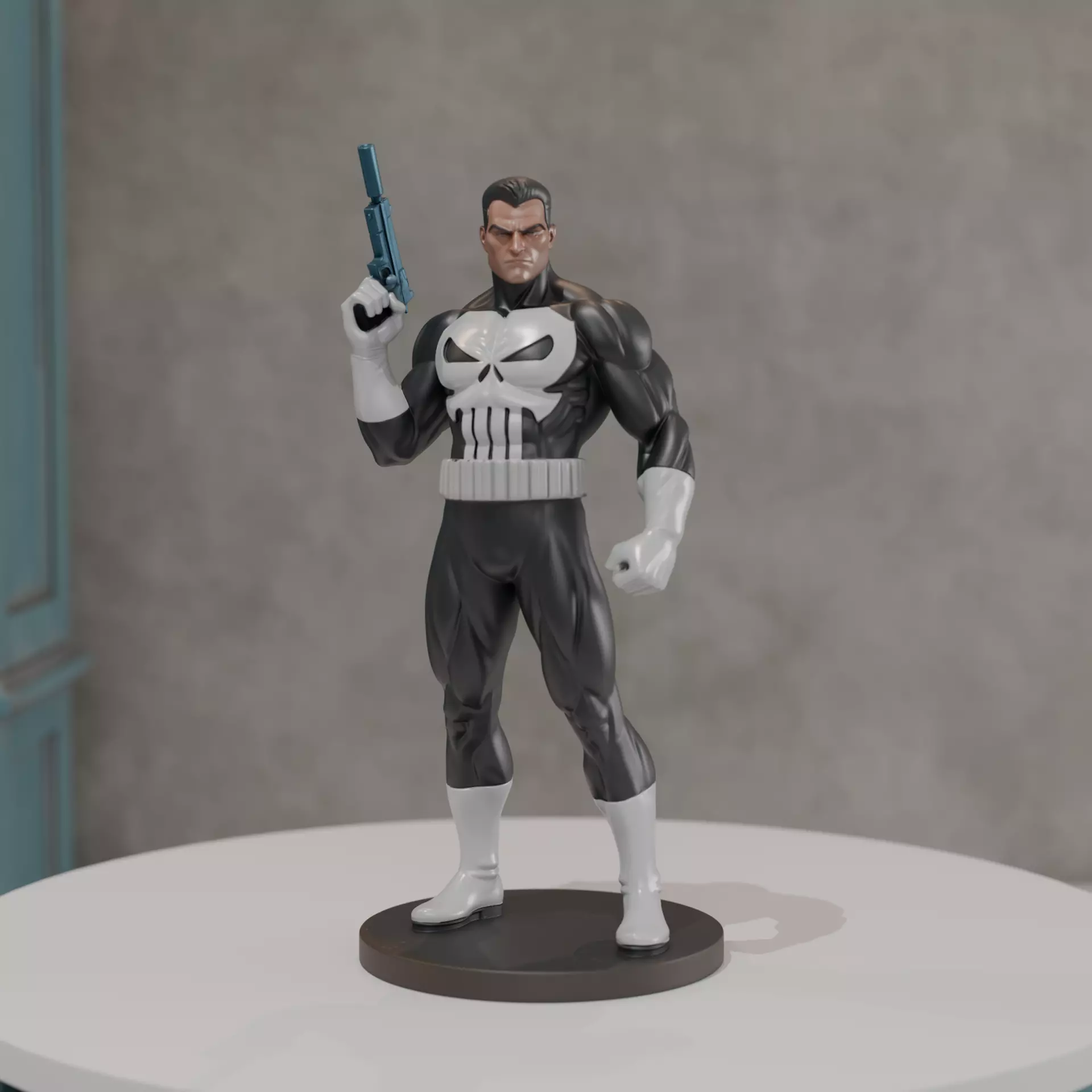 Punisher 3D print model_0