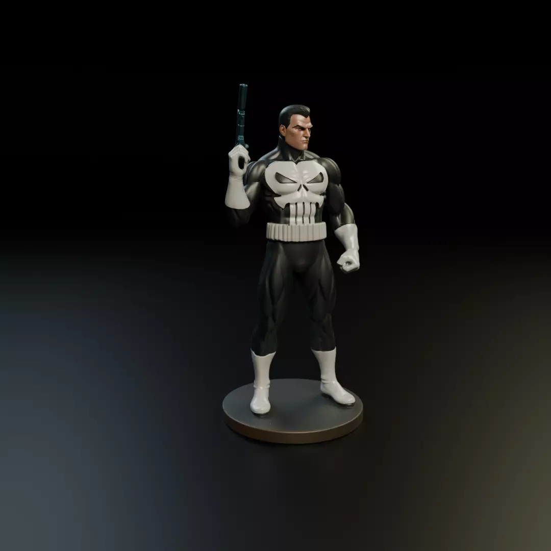 Punisher 3D print model_12