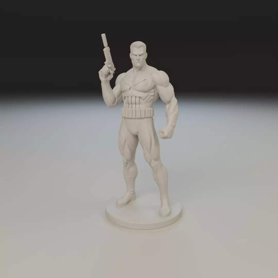 Punisher 3D print model_15