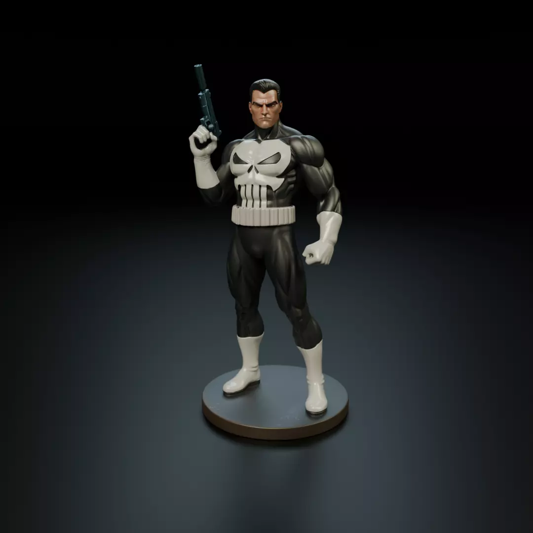 Punisher 3D print model_16