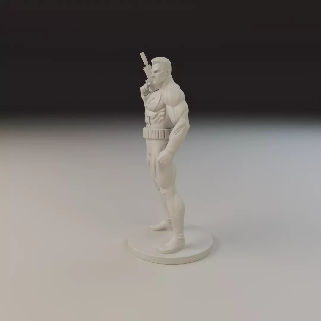 Punisher 3D print model_9