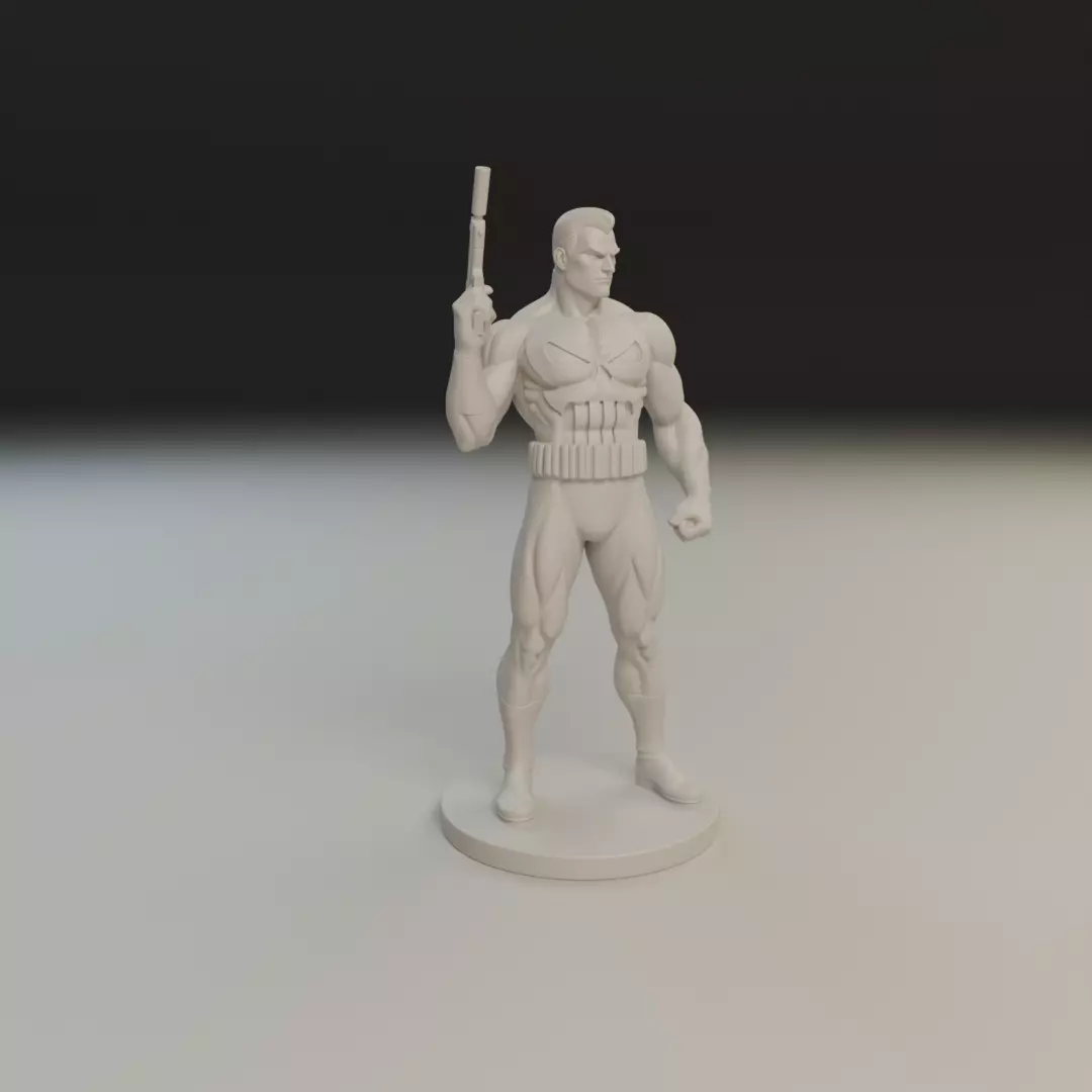 Punisher 3D print model_11