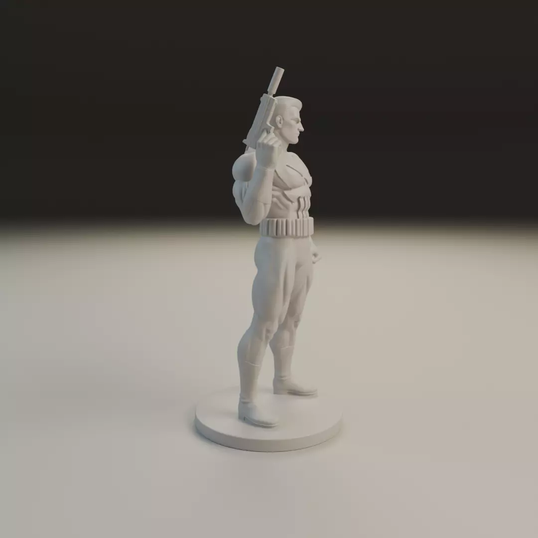 Punisher 3D print model_1