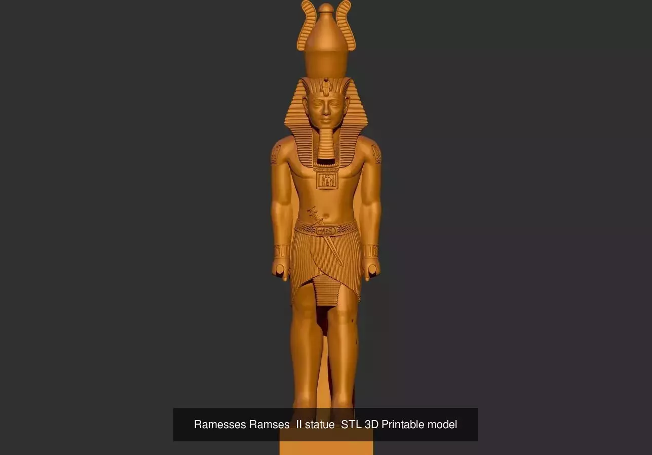 Grand Egyptian Museum Collection   3D Printable Pharaonic Art _4