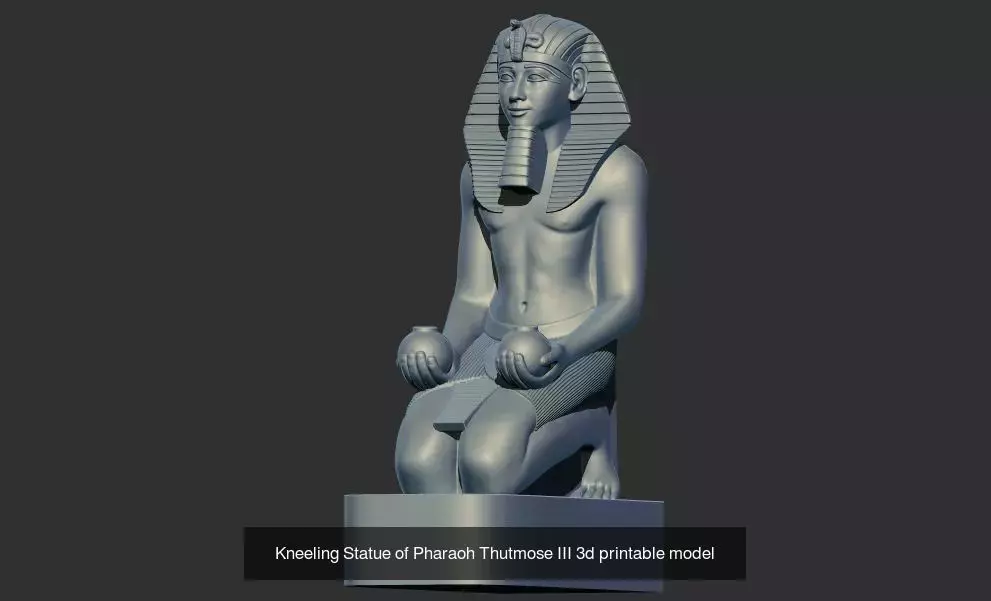 Grand Egyptian Museum Collection   3D Printable Pharaonic Art _5