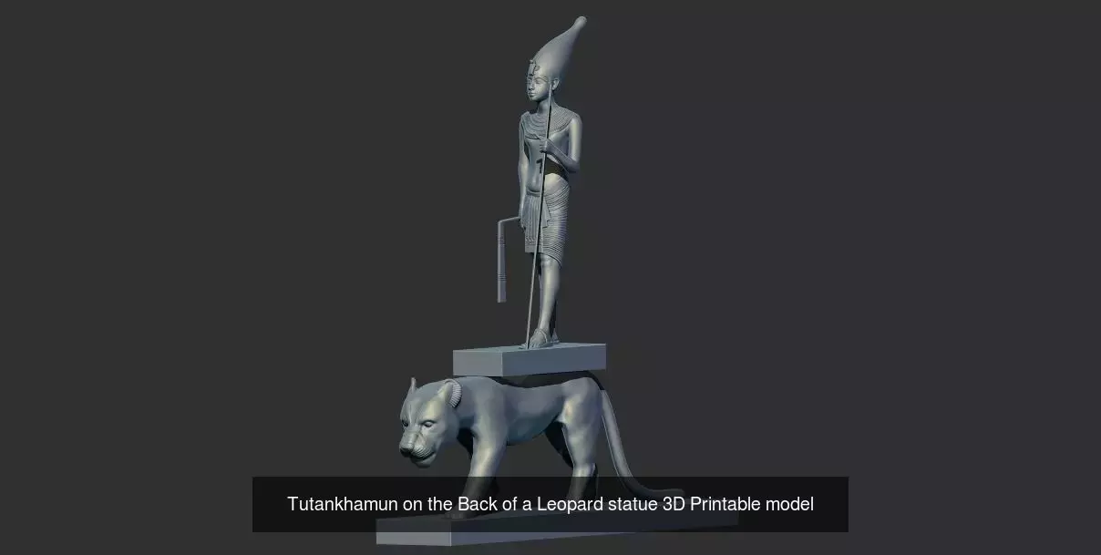 Grand Egyptian Museum Collection   3D Printable Pharaonic Art _12
