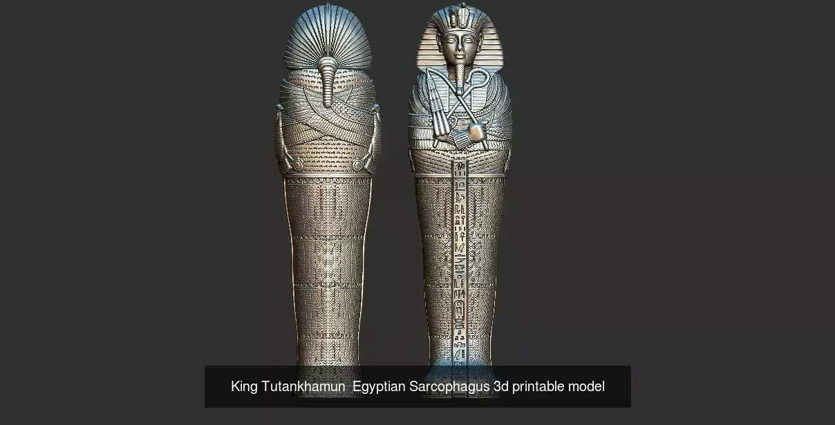 Grand Egyptian Museum Collection   3D Printable Pharaonic Art _10