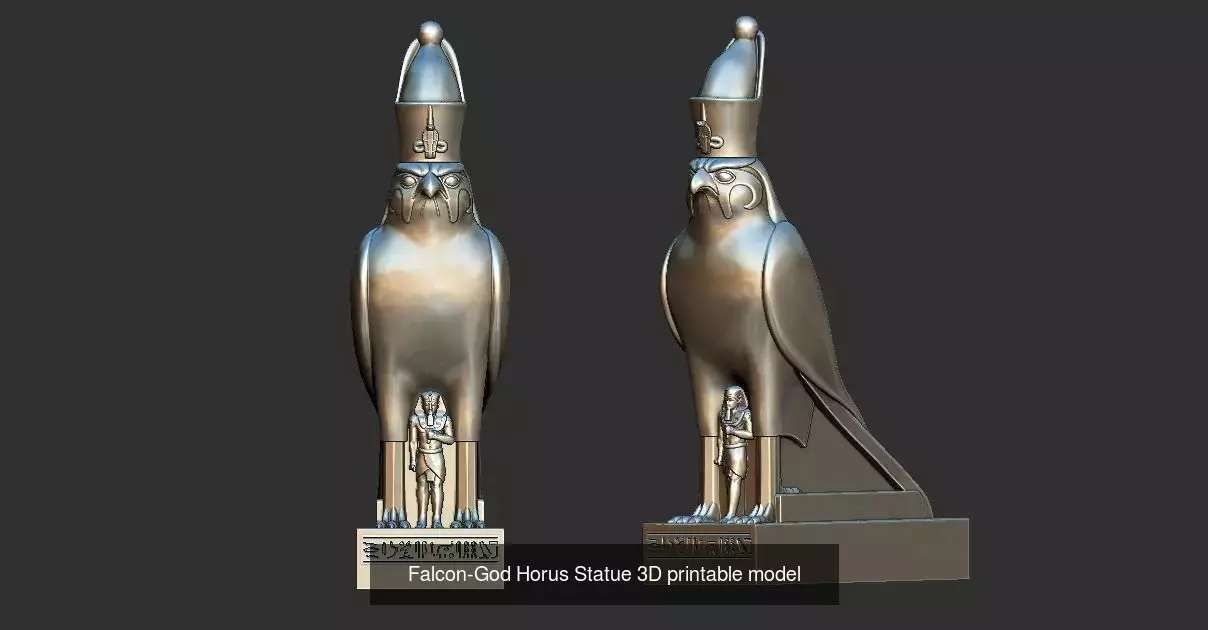 Grand Egyptian Museum Collection   3D Printable Pharaonic Art _8