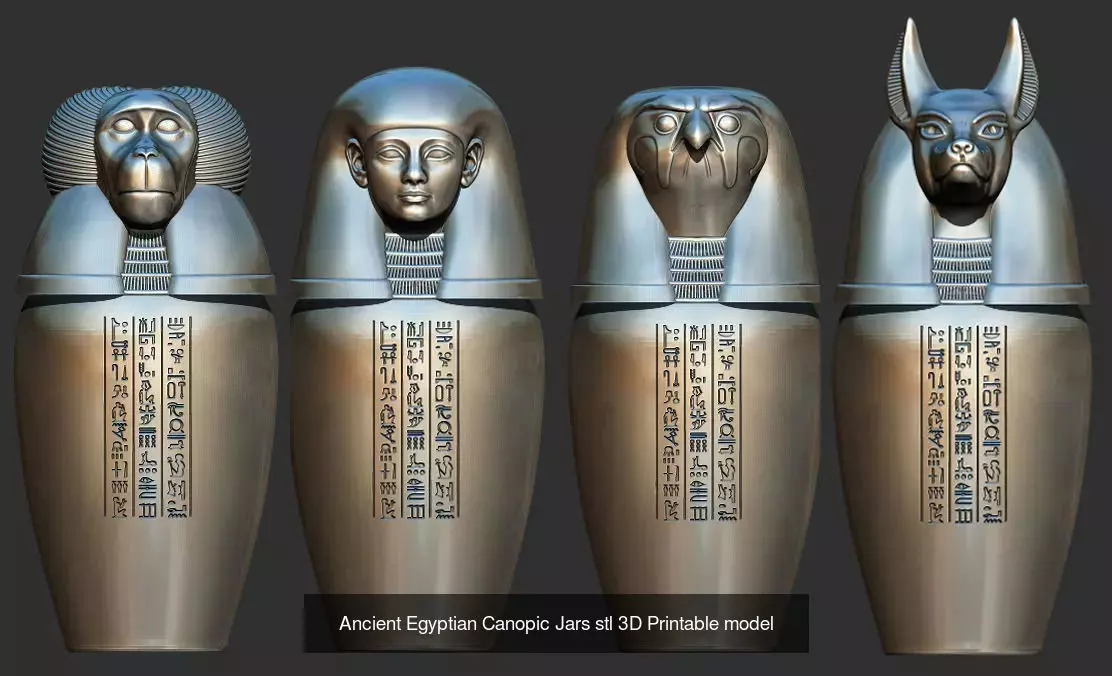 Grand Egyptian Museum Collection   3D Printable Pharaonic Art _13